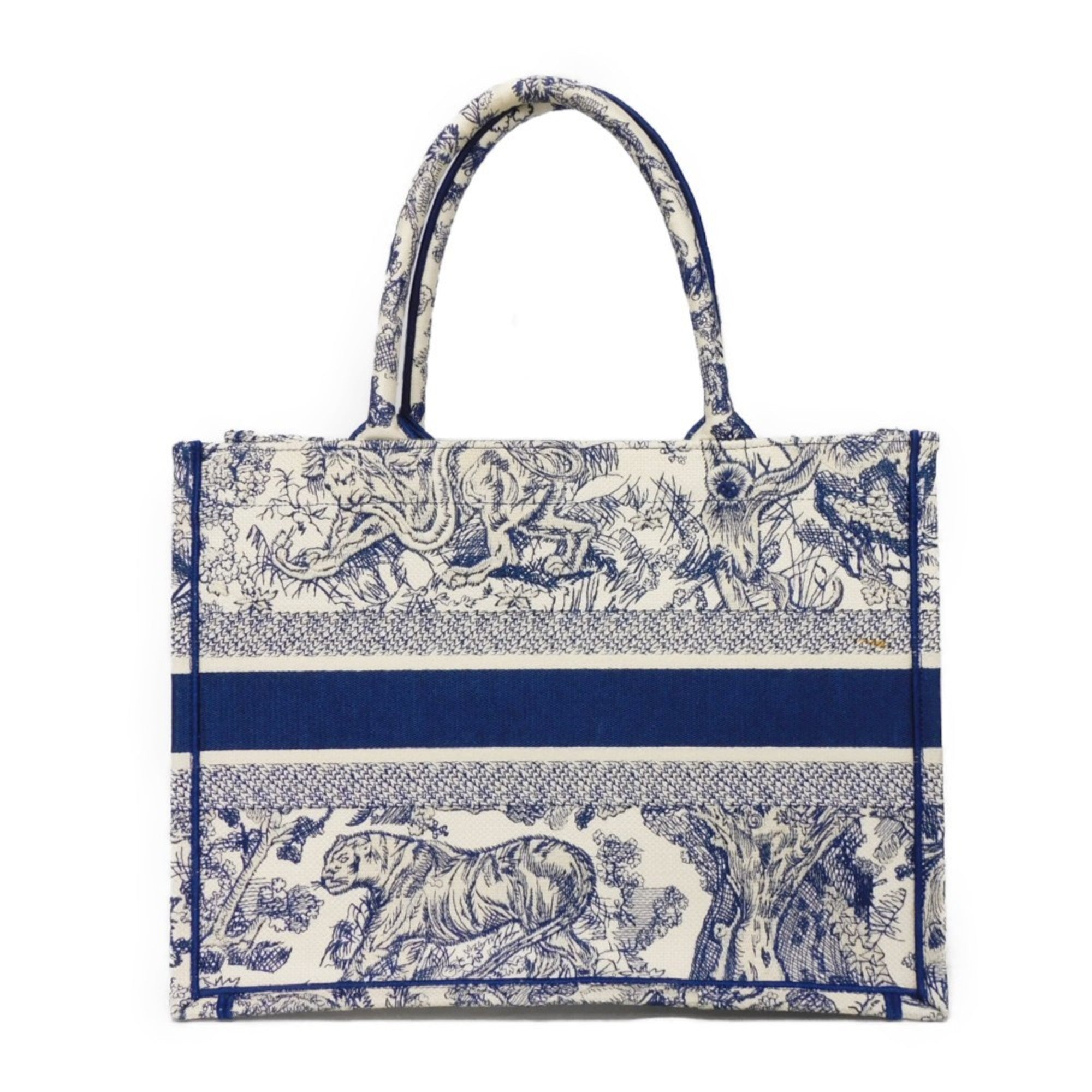 Christian Dior Blue Cotton Tote Bag ()