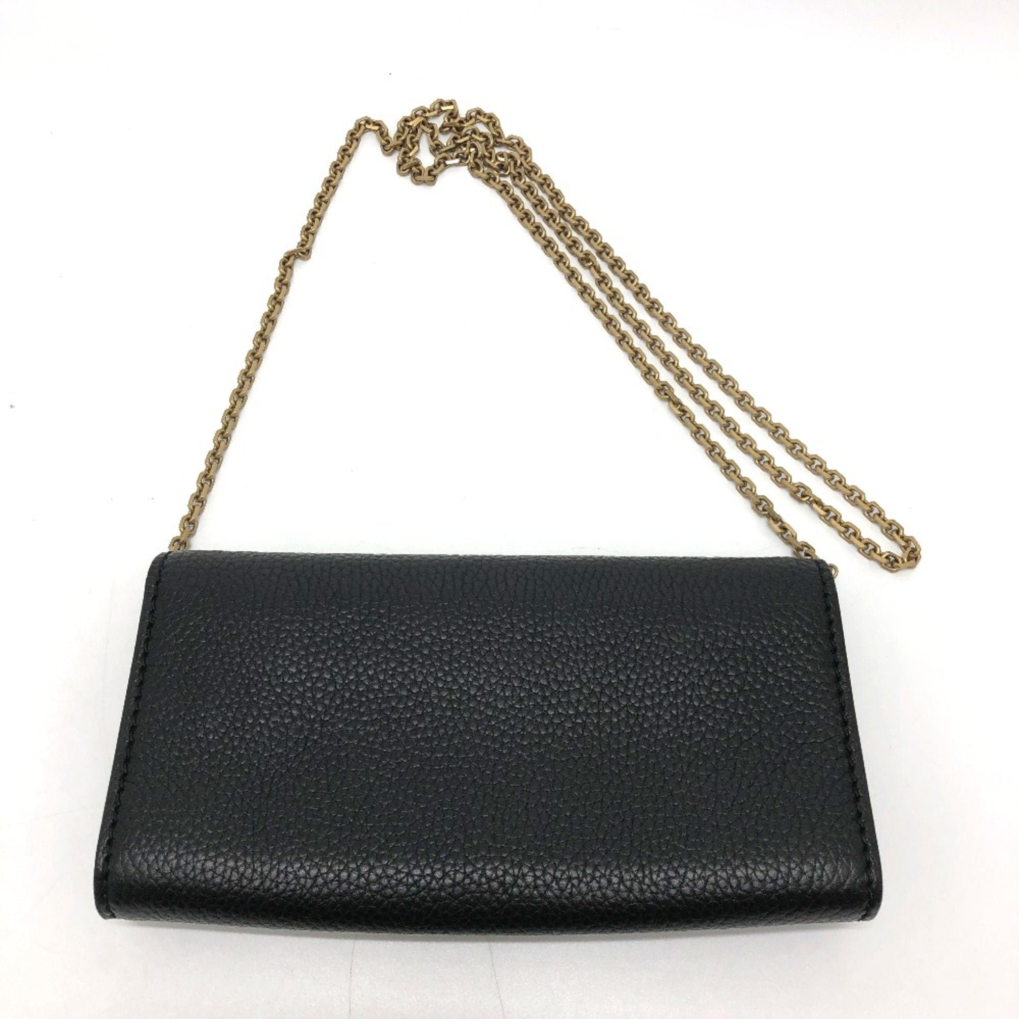 Christian Dior Black Leather Shoulder Bag ()