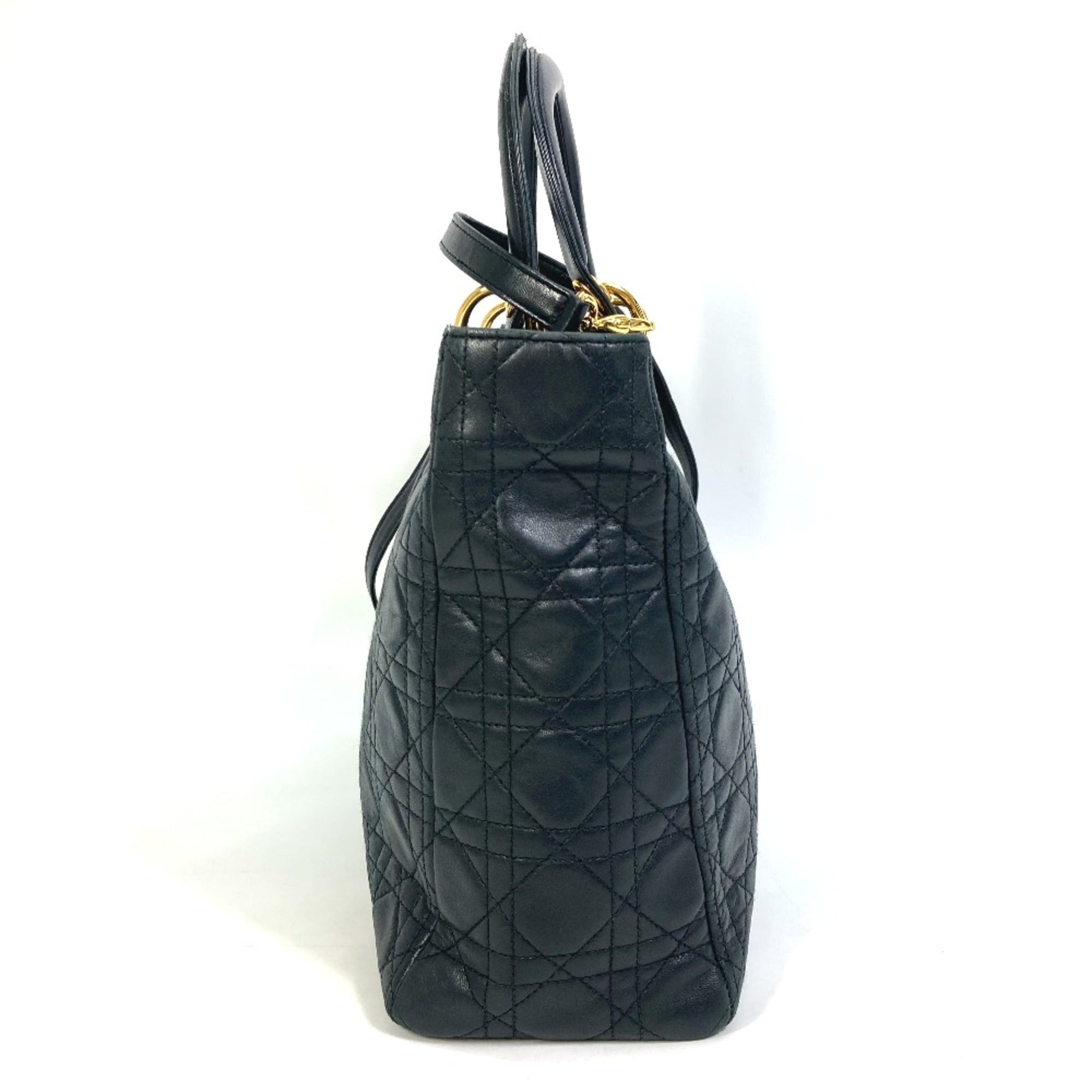 Christian Dior Black Leather Handbag ()