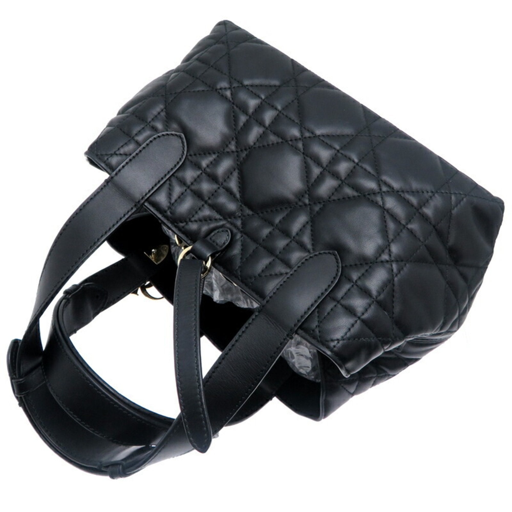 Christian Dior Black Leather Handbag ()