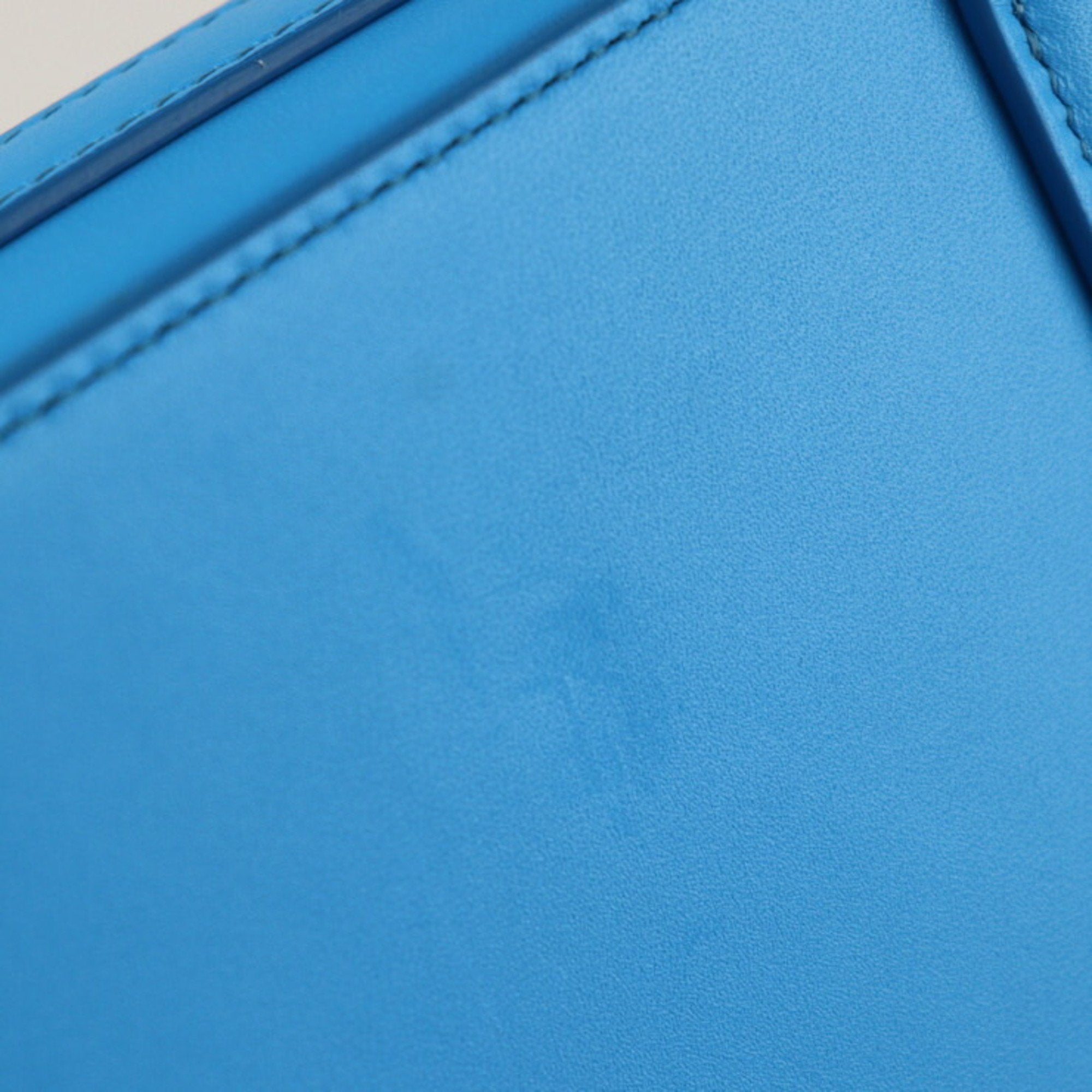 Christian Dior Blue Leather Pochette Shoulder Bag ()