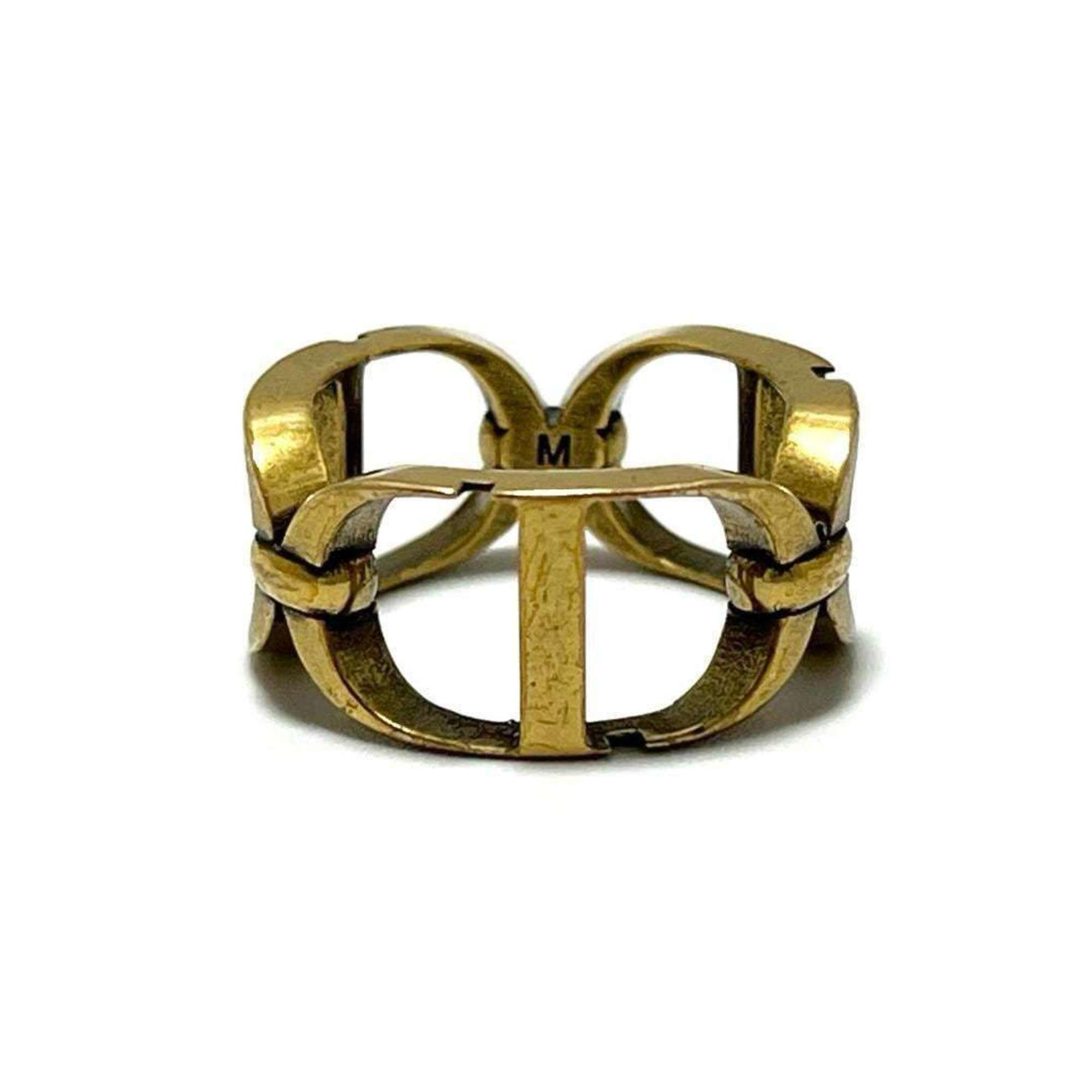 Christian Dior Gold Metal Band Ring ()
