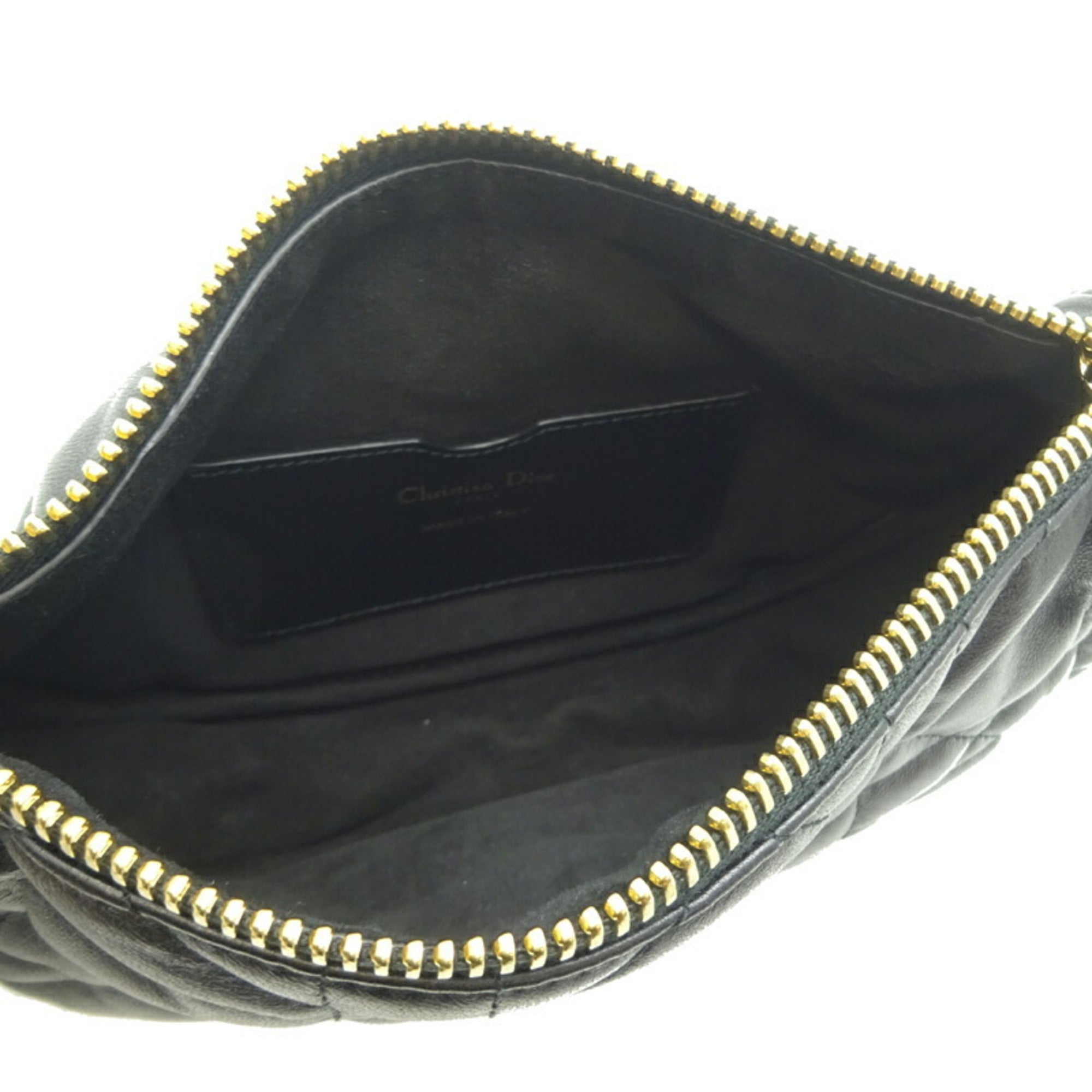 Christian Dior Black Leather Handbag ()