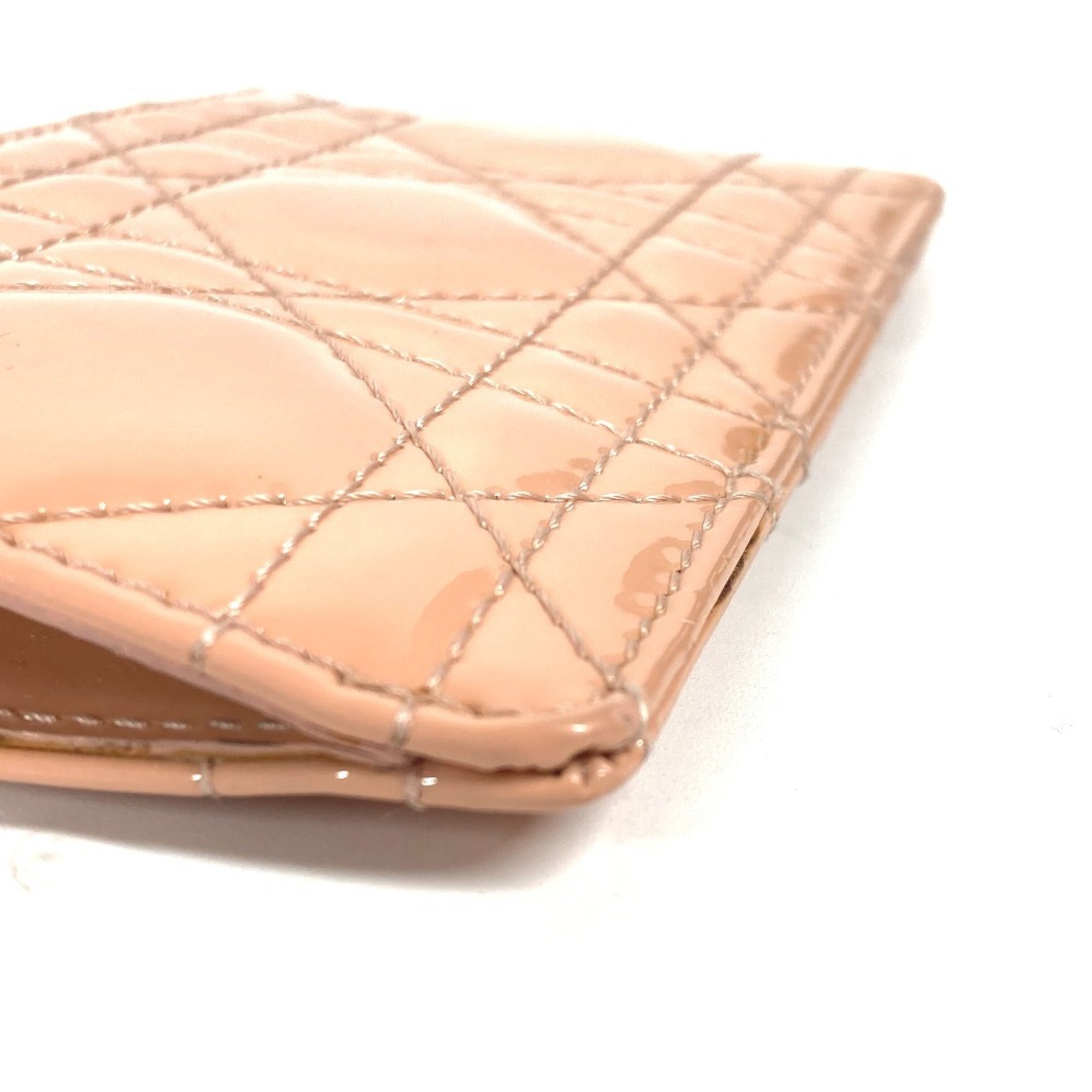 Christian Dior Pink Leather Coin Purse/Coin Case ()