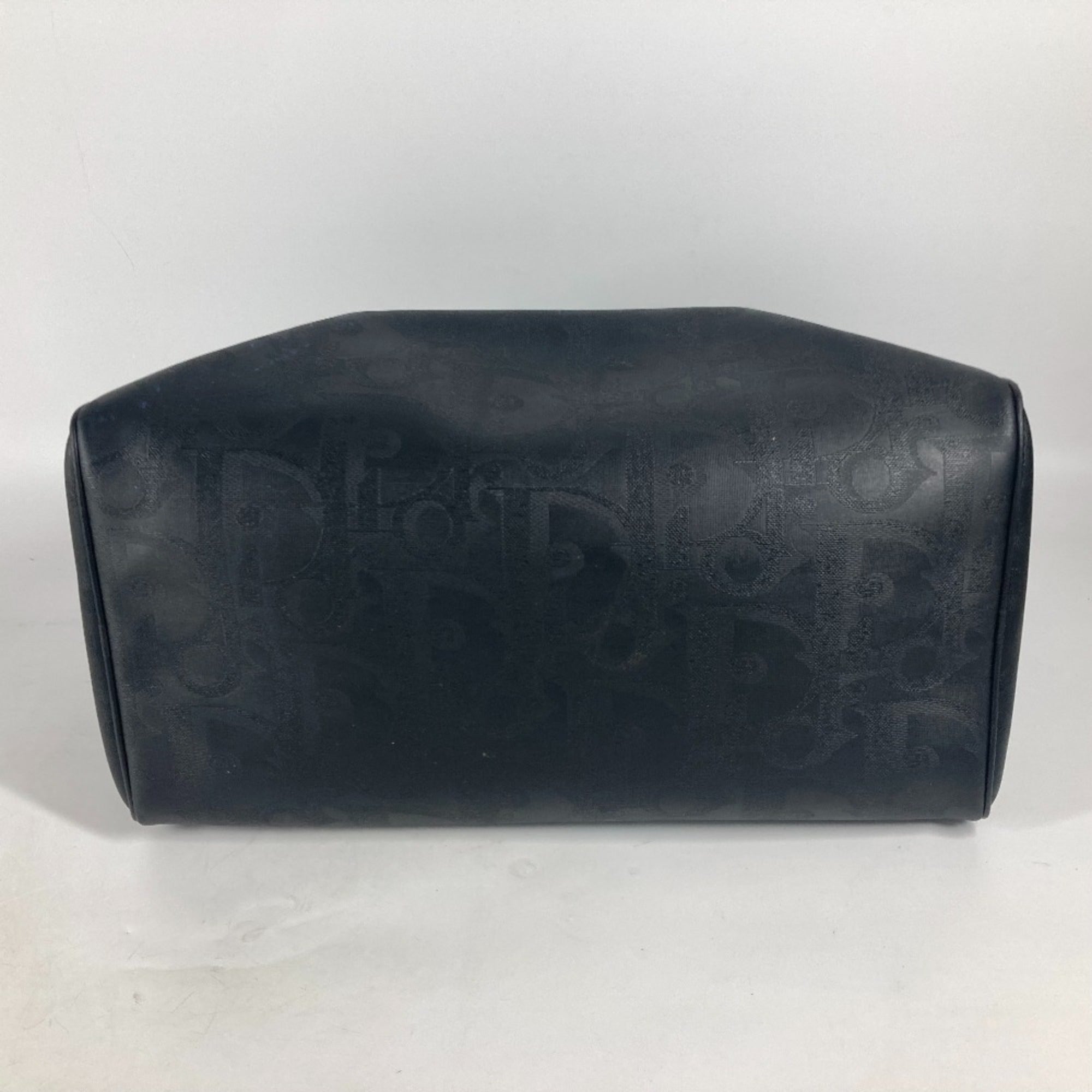 Christian Dior Black Leather Boston Bag ()