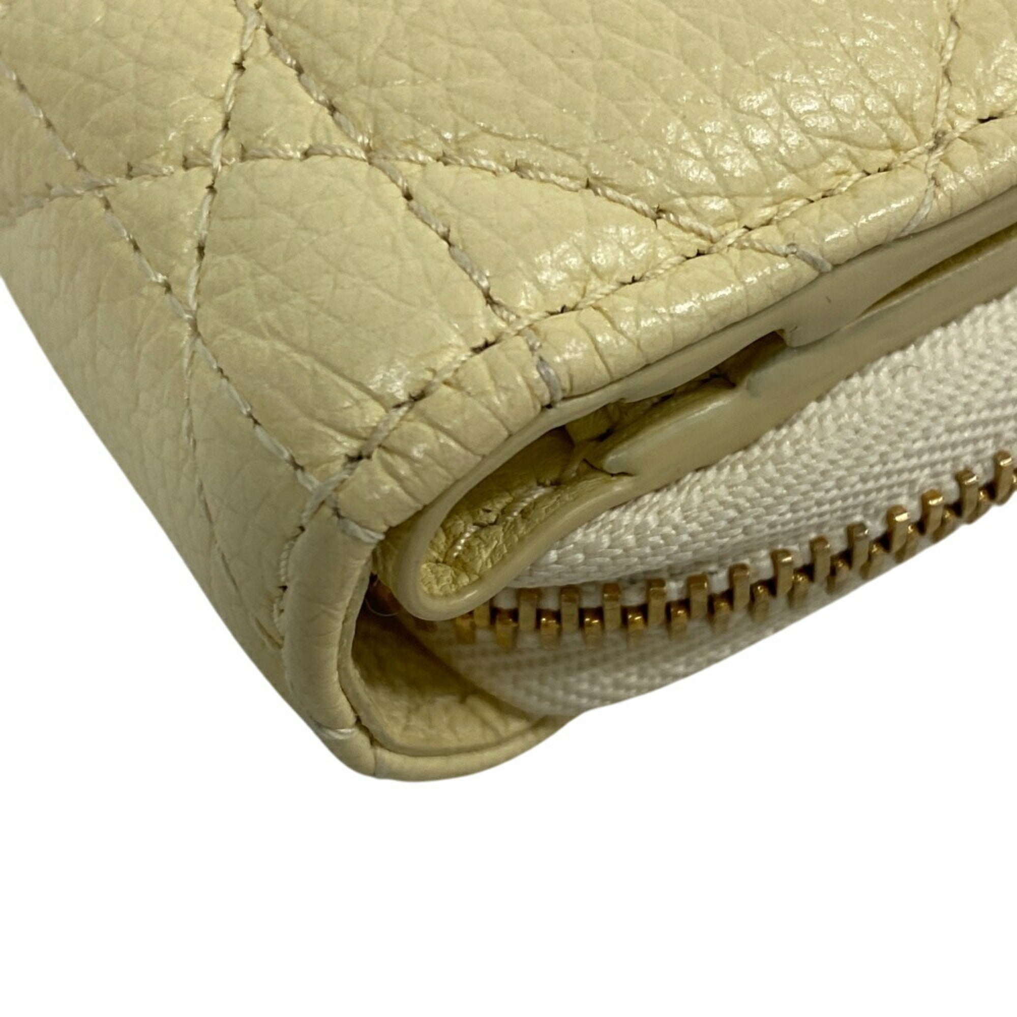 Christian Dior Yellow Leather Wallet (Bi-Fold) ()