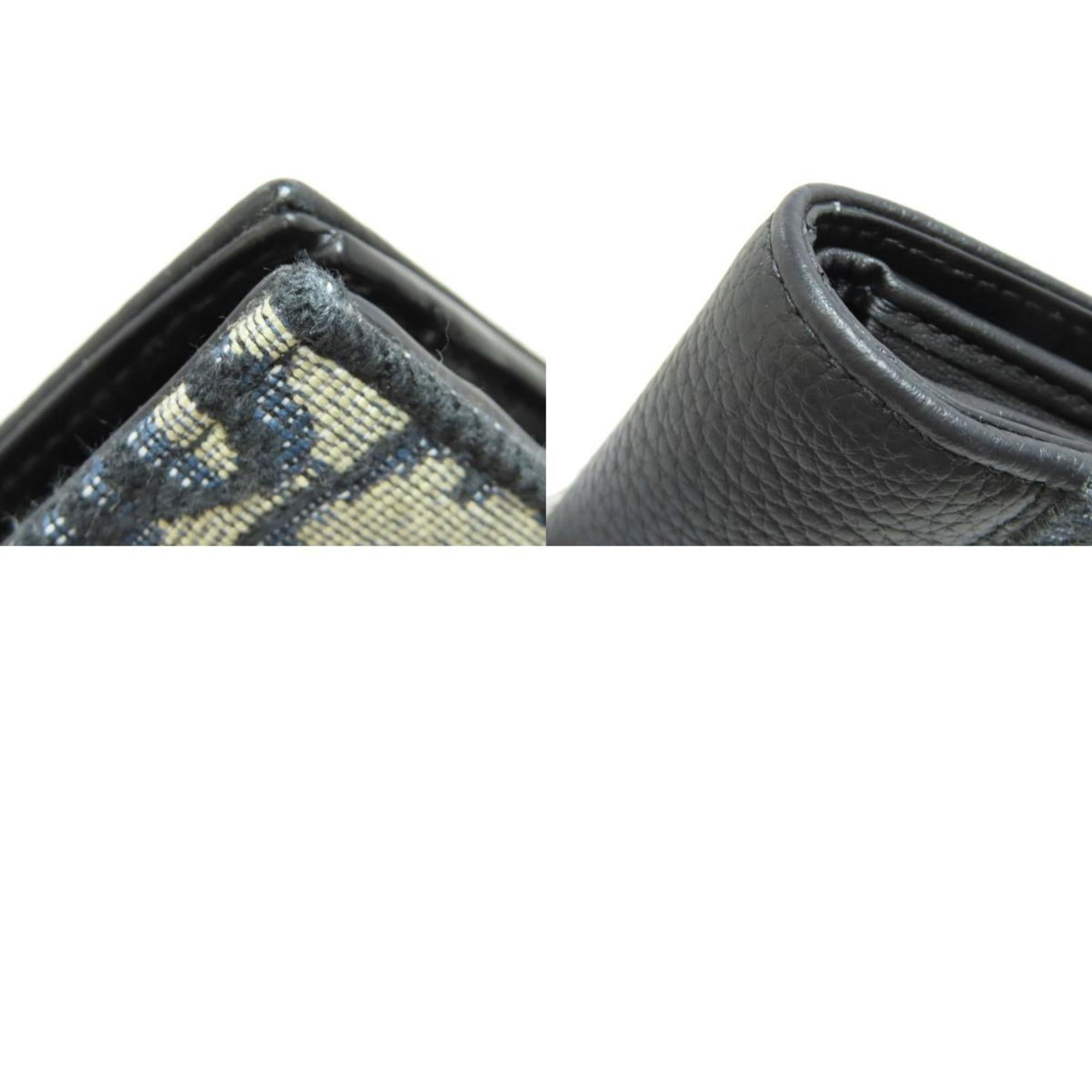 Christian Dior Black Canvas Wallet (Bi-Fold) ()