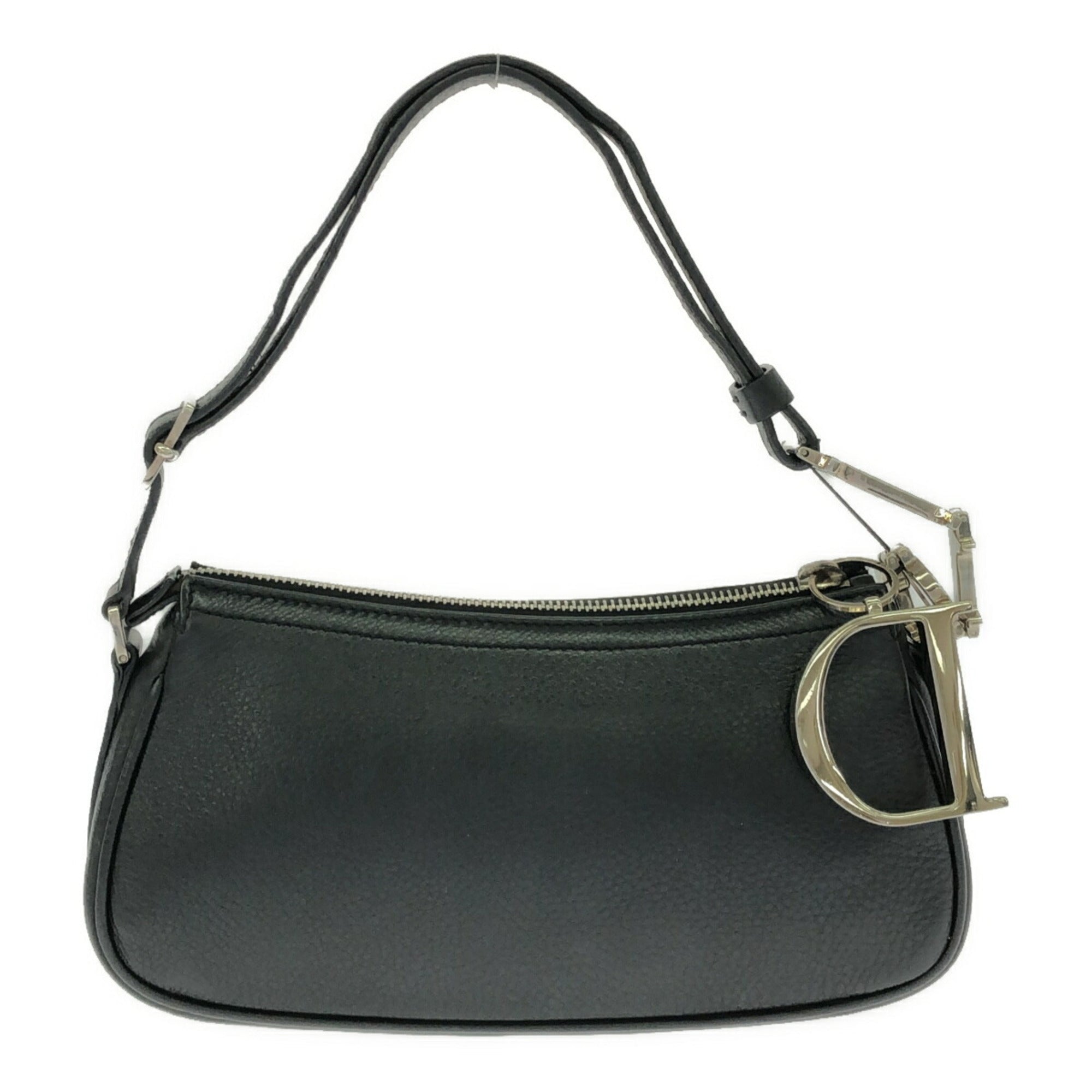 Christian Dior Black Leather Handbag ()