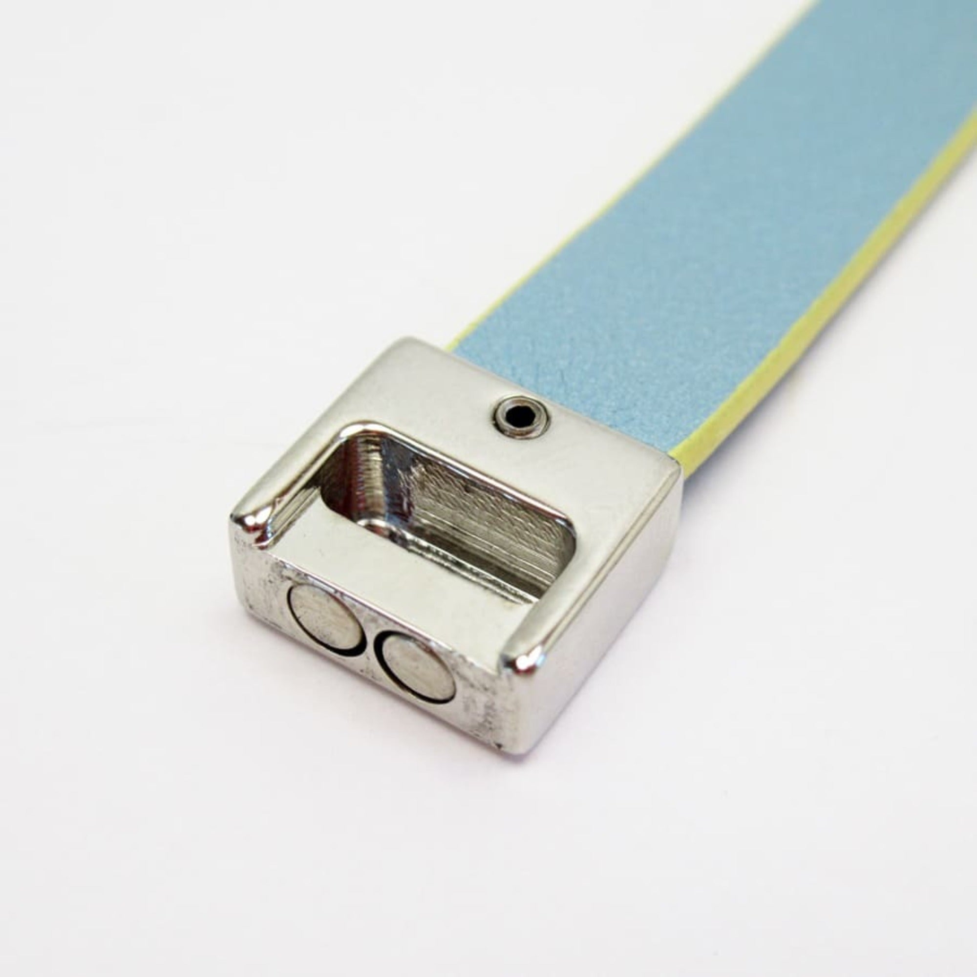 Christian Dior Blue Silver White Yellow Leather Choker ()