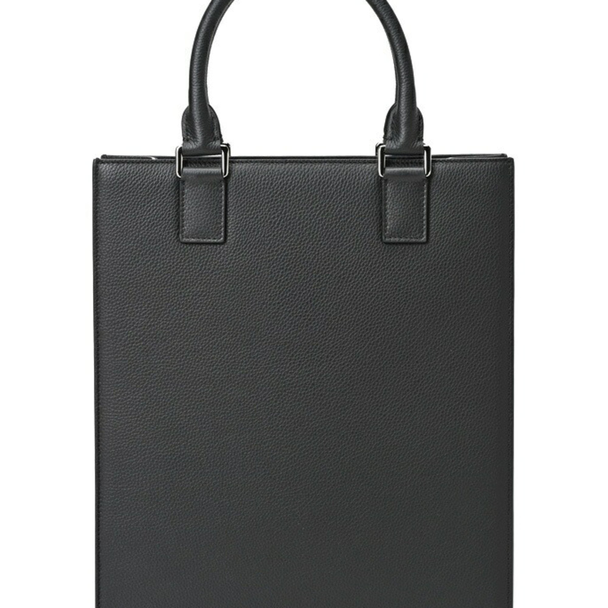 Christian Dior Black Leather Tote Bag ()