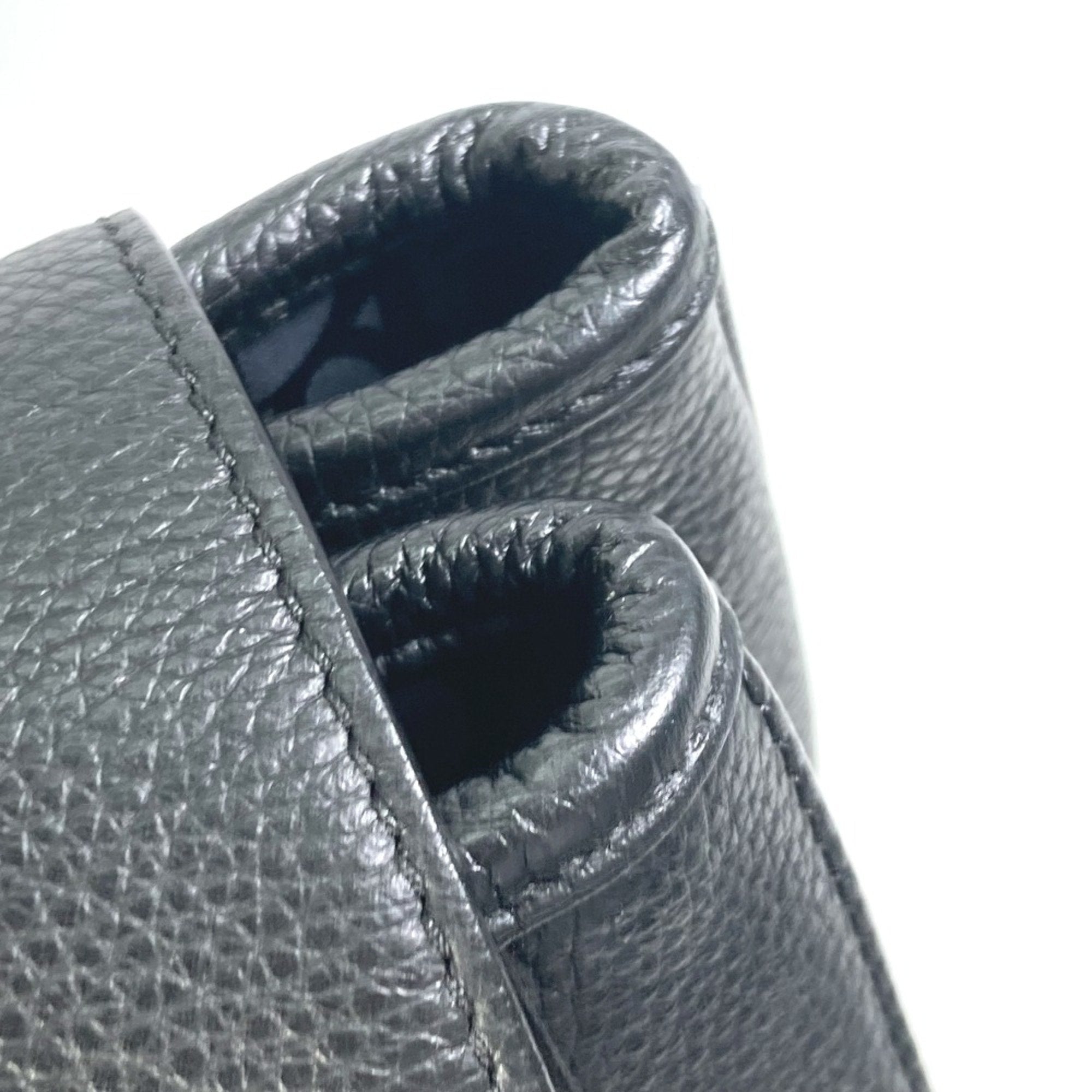 Christian Dior Black Leather Backpack ()