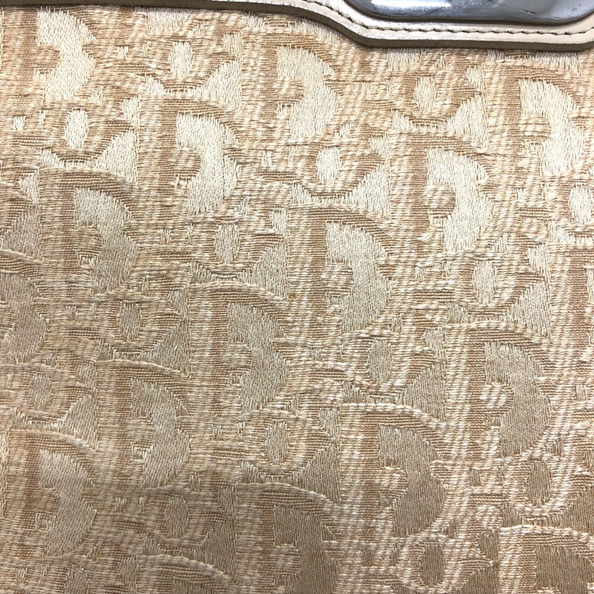 Christian Dior Beige Cloth Shoulder Bag ()