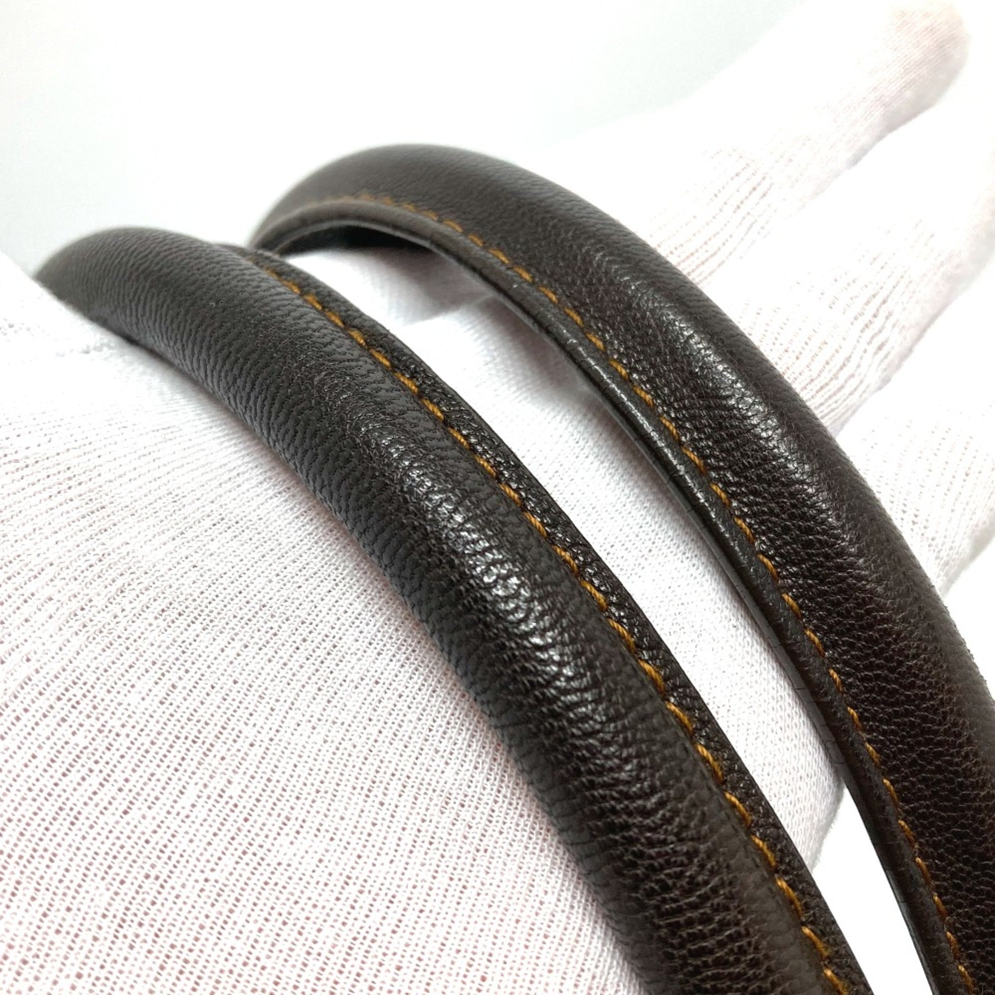 Christian Dior Brown Leather Handbag ()