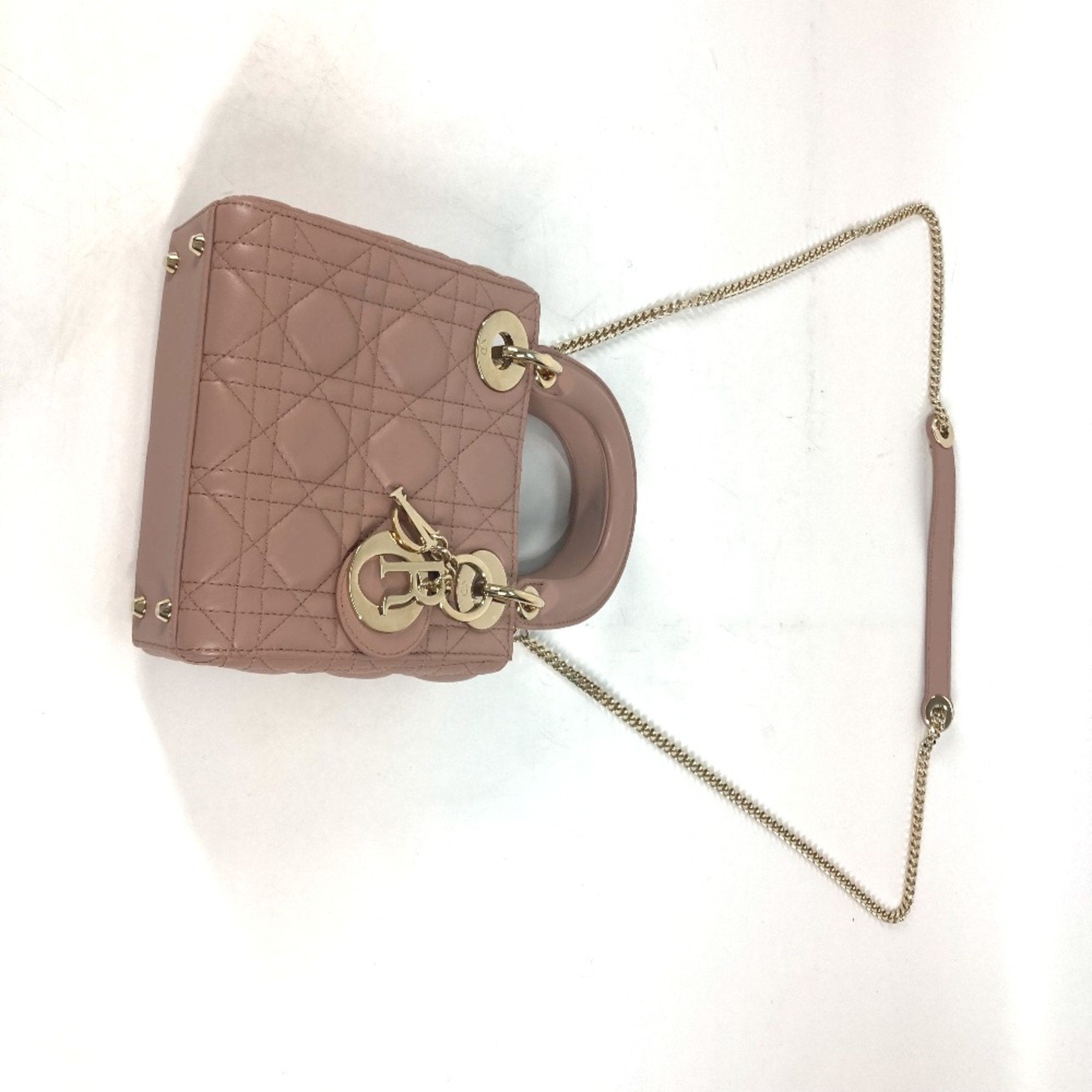 Christian Dior Beige Leather Handbag ()