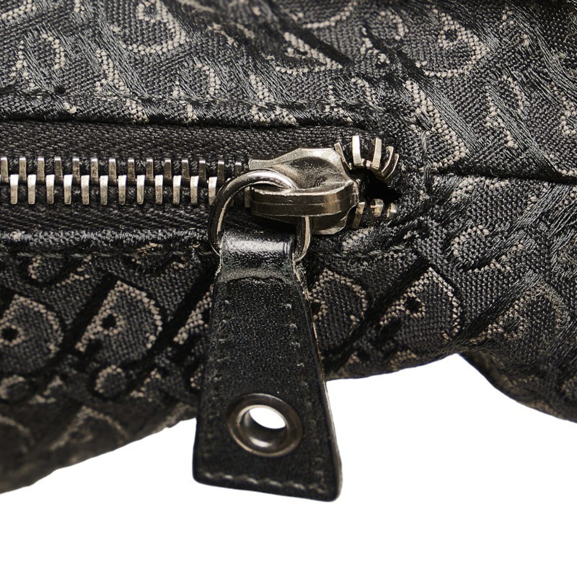 Christian Dior Black Canvas Shoulder Bag ()