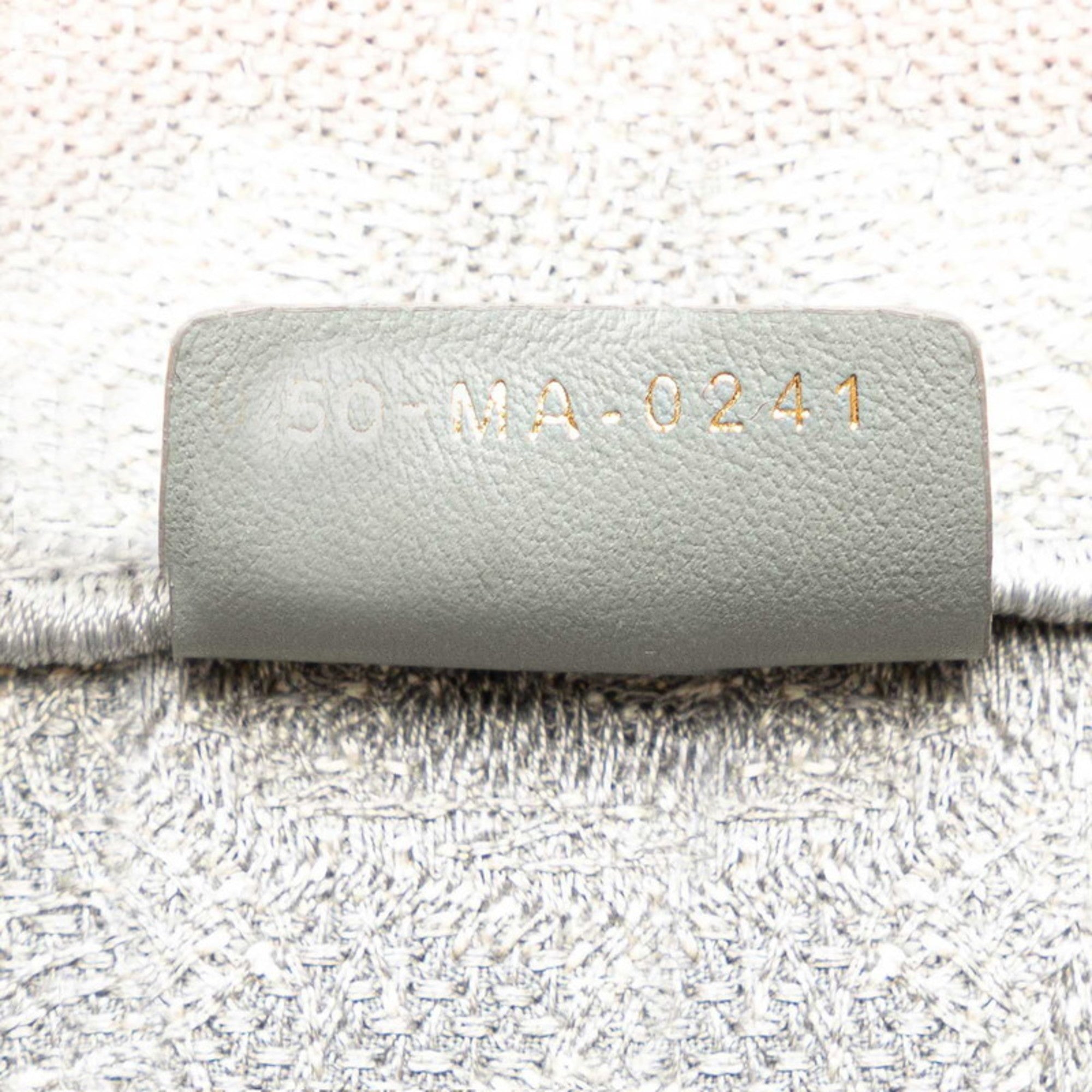 Christian Dior Trotter Gray Canvas Handbag Pochette Pouch Tote Bag ()