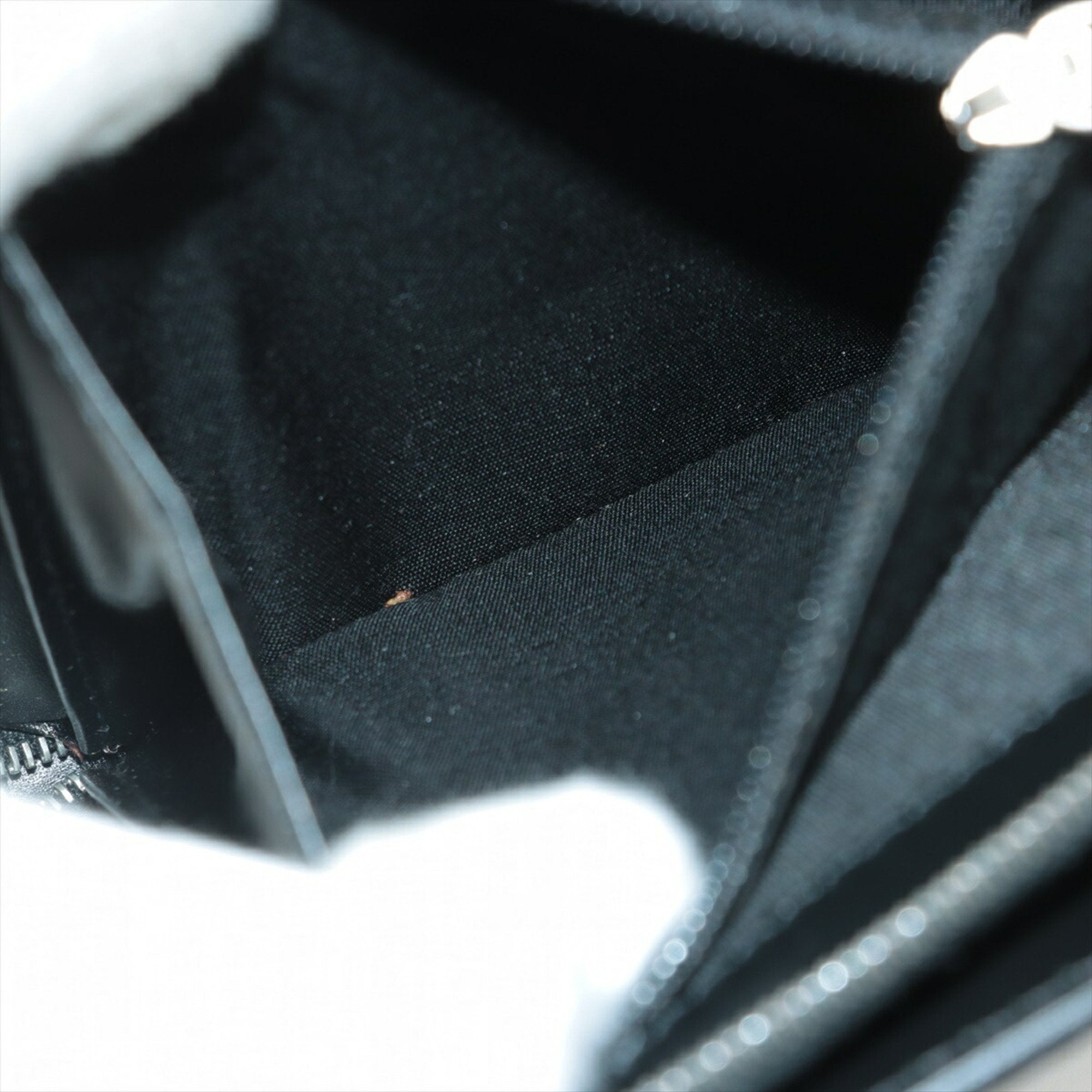 Christian Dior Black Leather Shoulder Bag Tote Bag ()