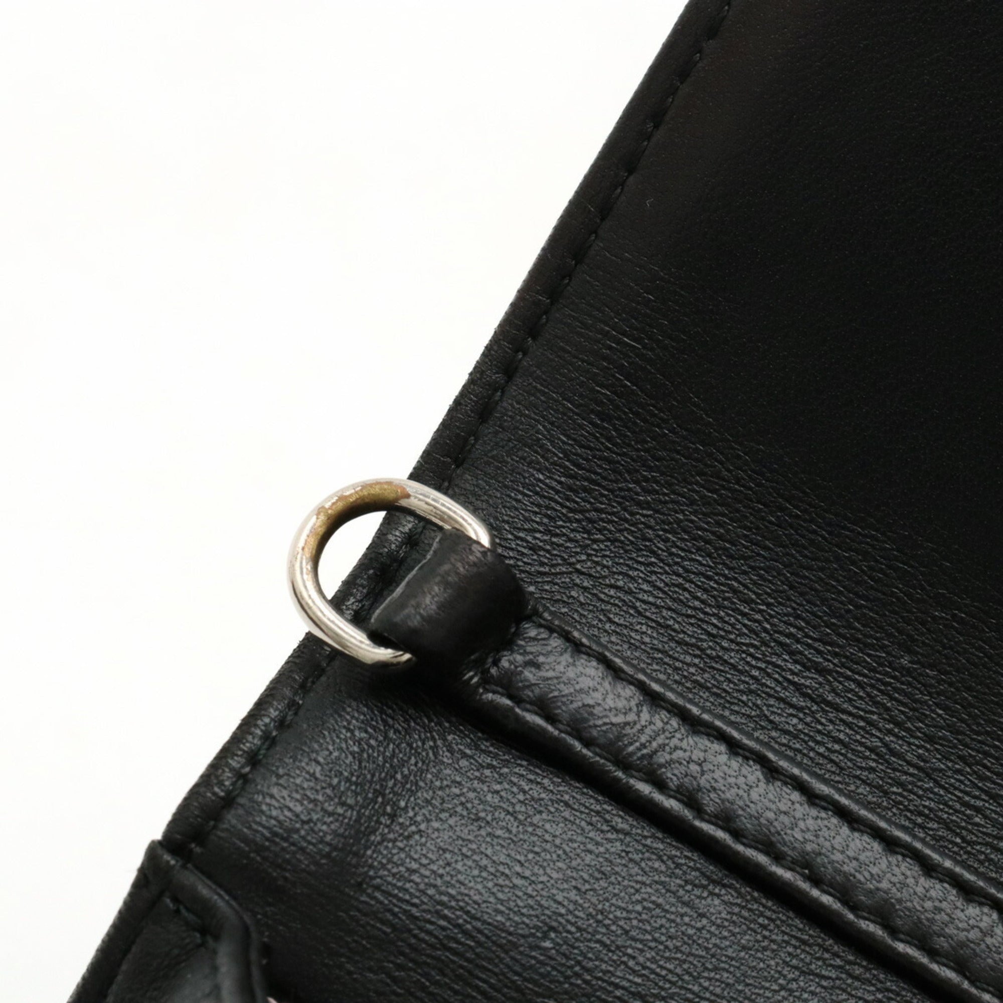 Christian Dior Miss Dior Black Leather Clutch Bag ()