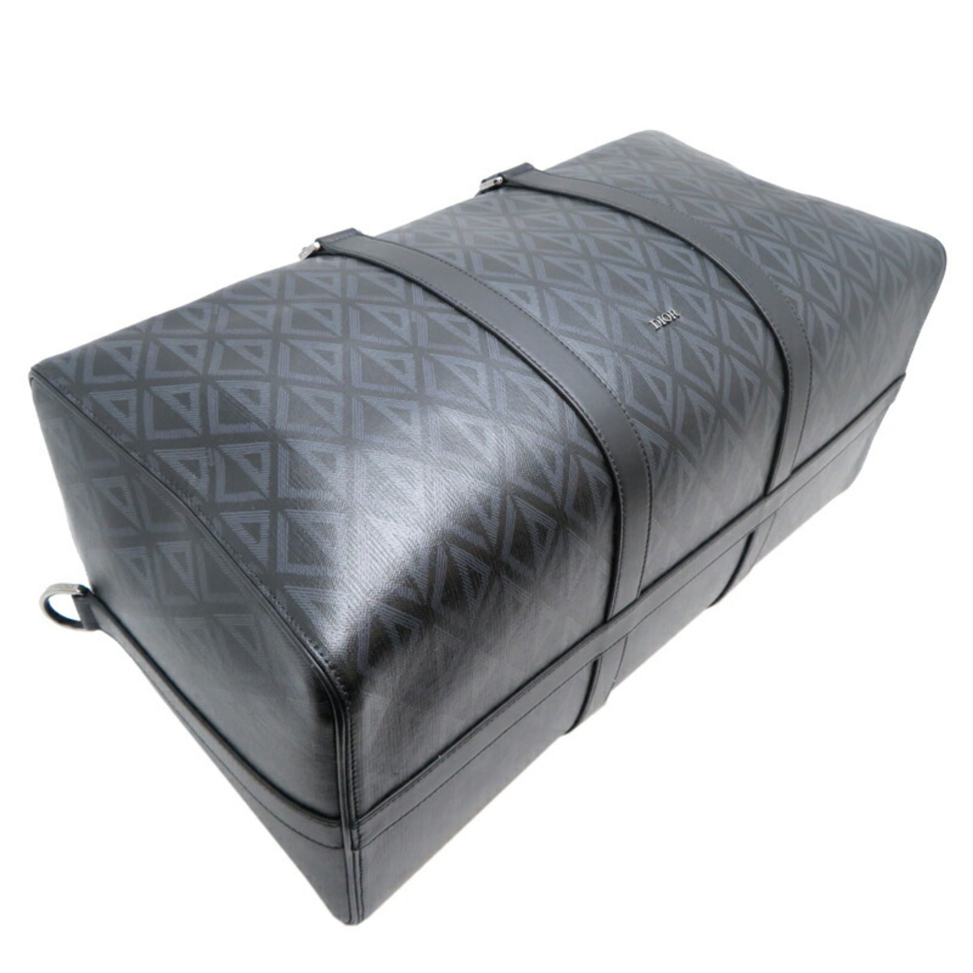 Christian Dior Black Pvc Boston Bag ()