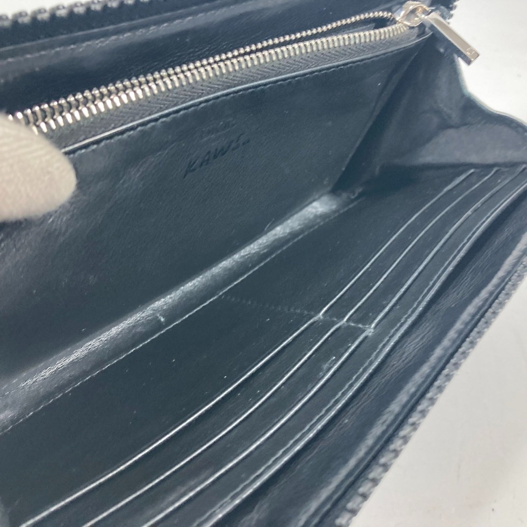 Christian Dior Black Pink Nylon Long Wallet (Bi-Fold) ()