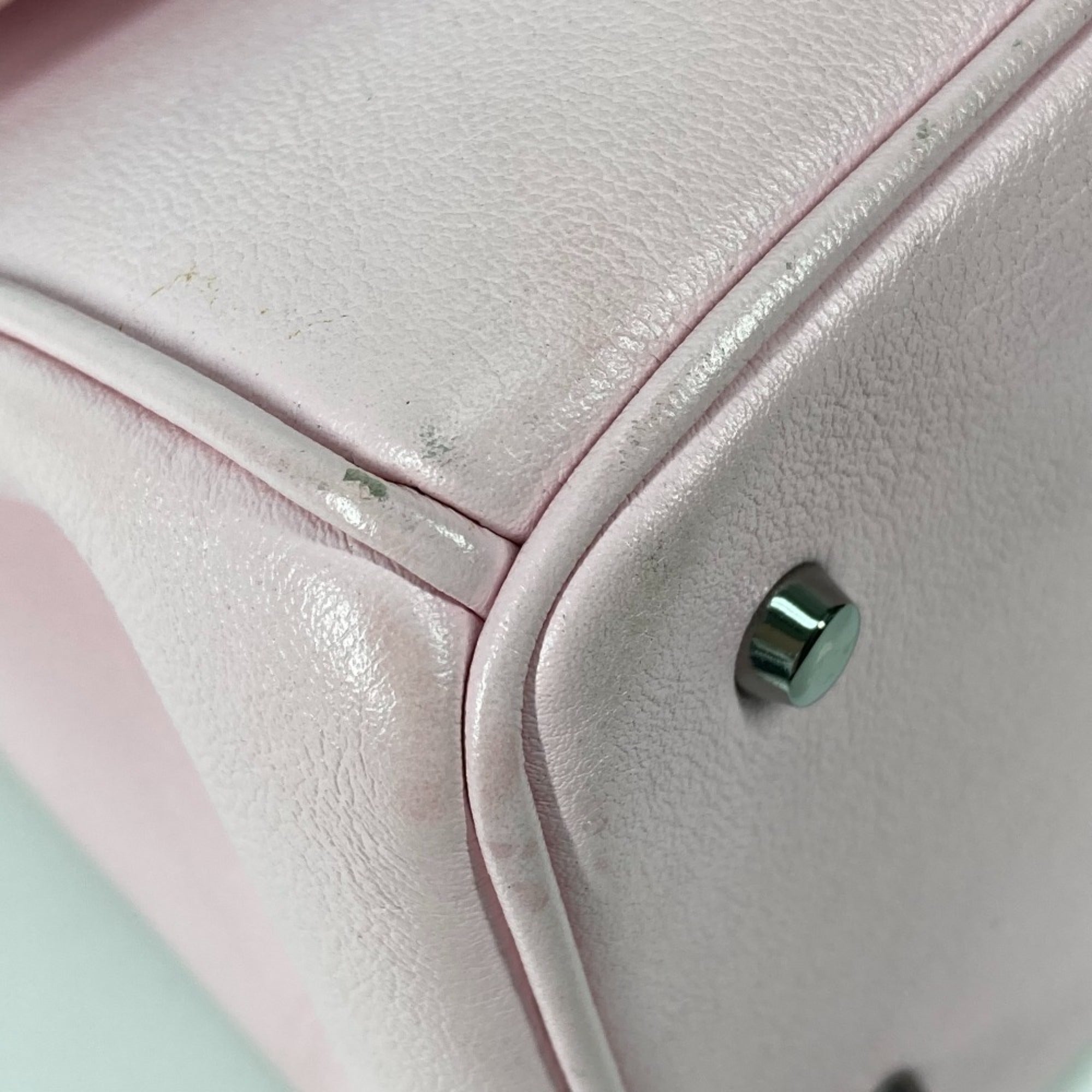 Christian Dior Pink Leather Handbag ()