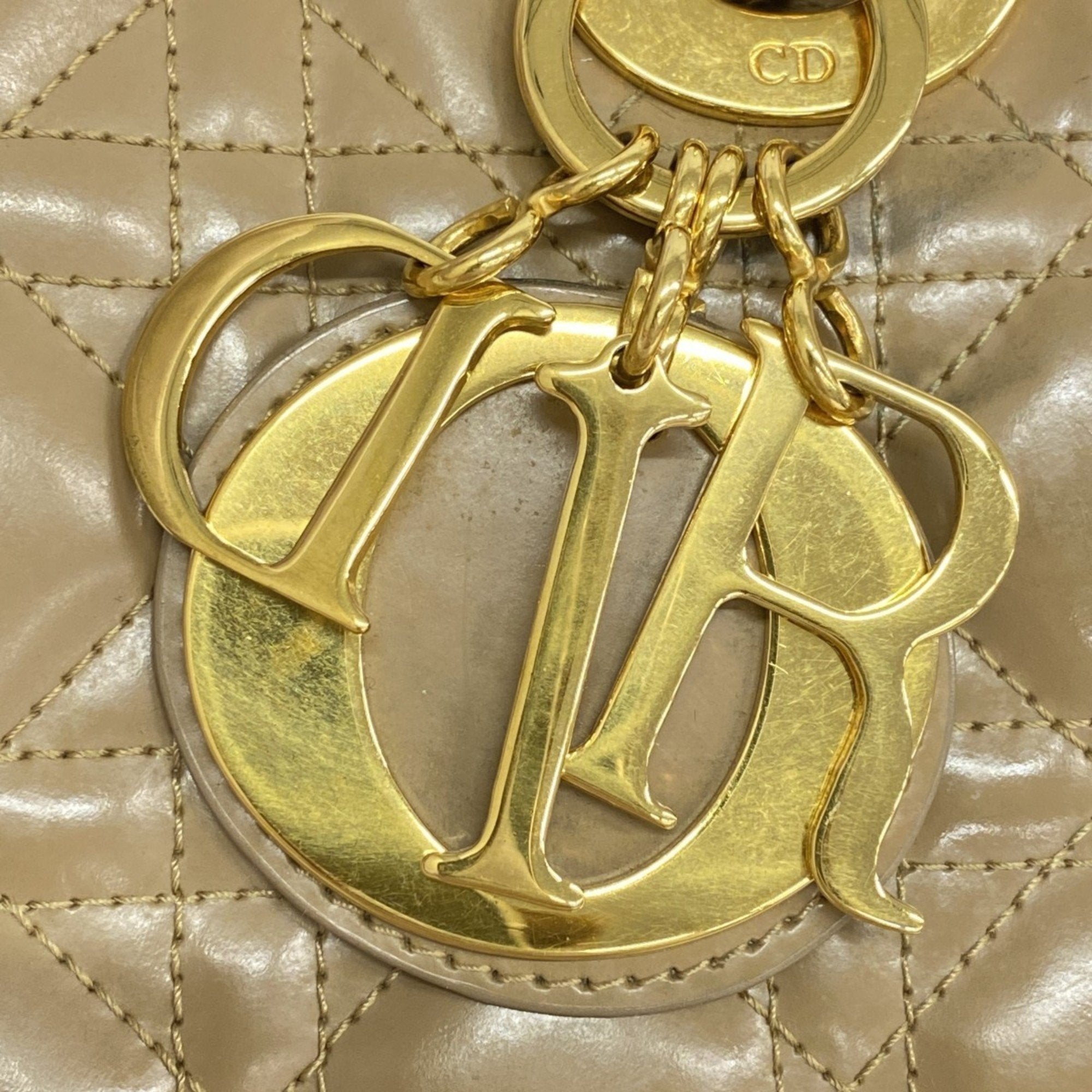 Christian Dior Brown Leather Handbag ()