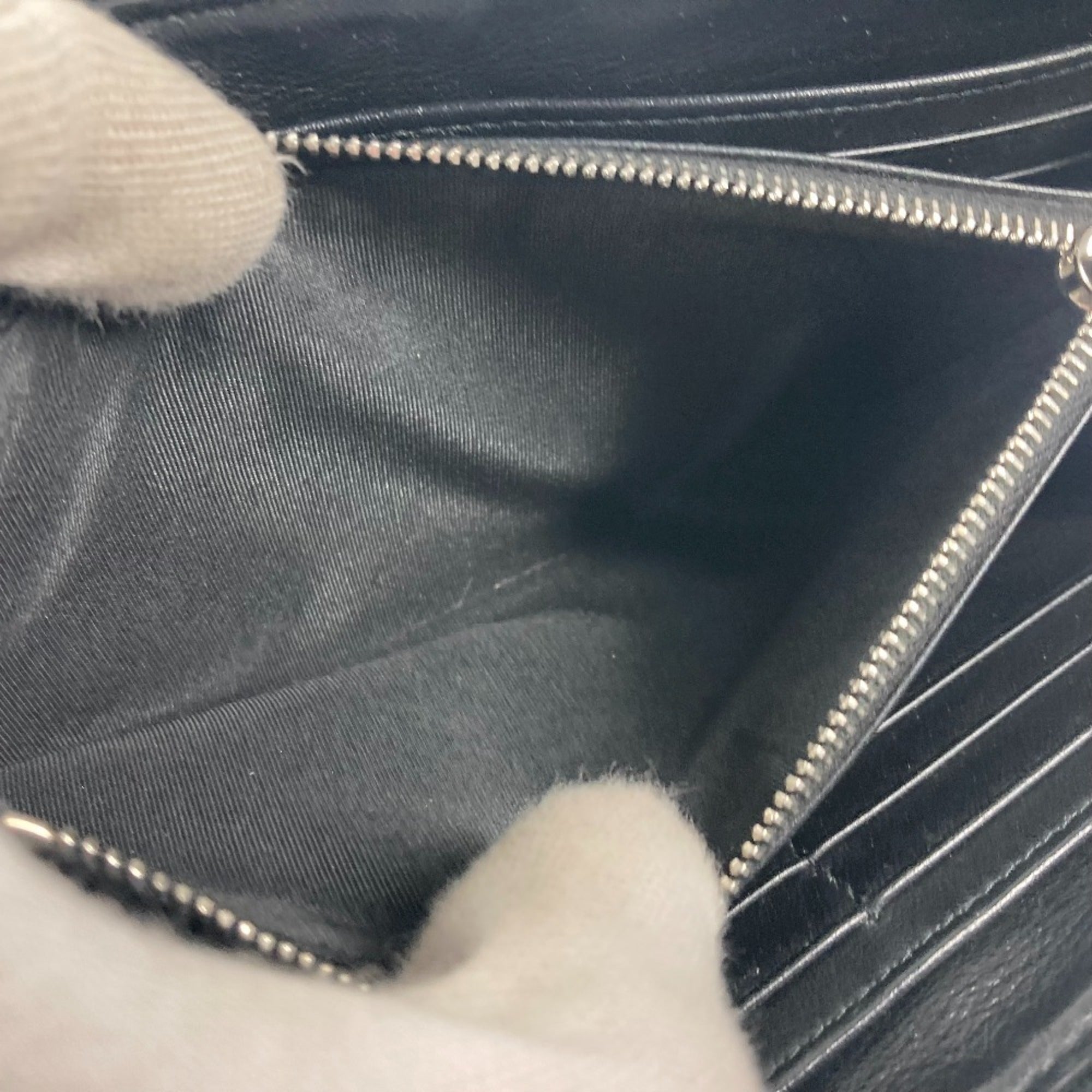 Christian Dior Black Pink Nylon Long Wallet (Bi-Fold) ()