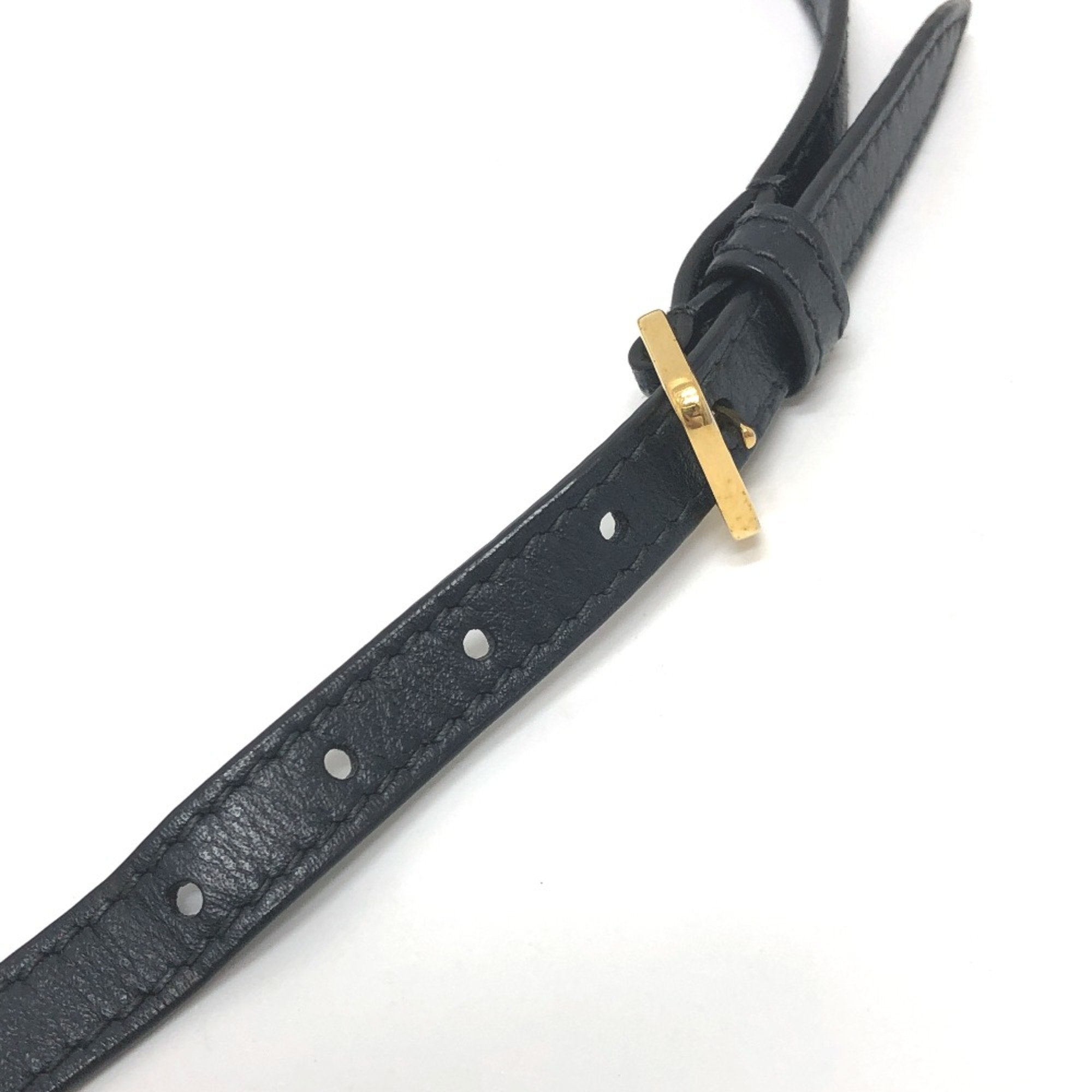 Christian Dior Navy Cloth Shoulder Bag ()