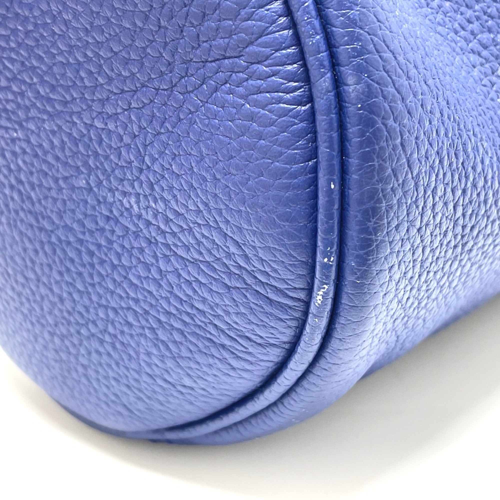 Christian Dior Blue Leather Shoulder Bag ()