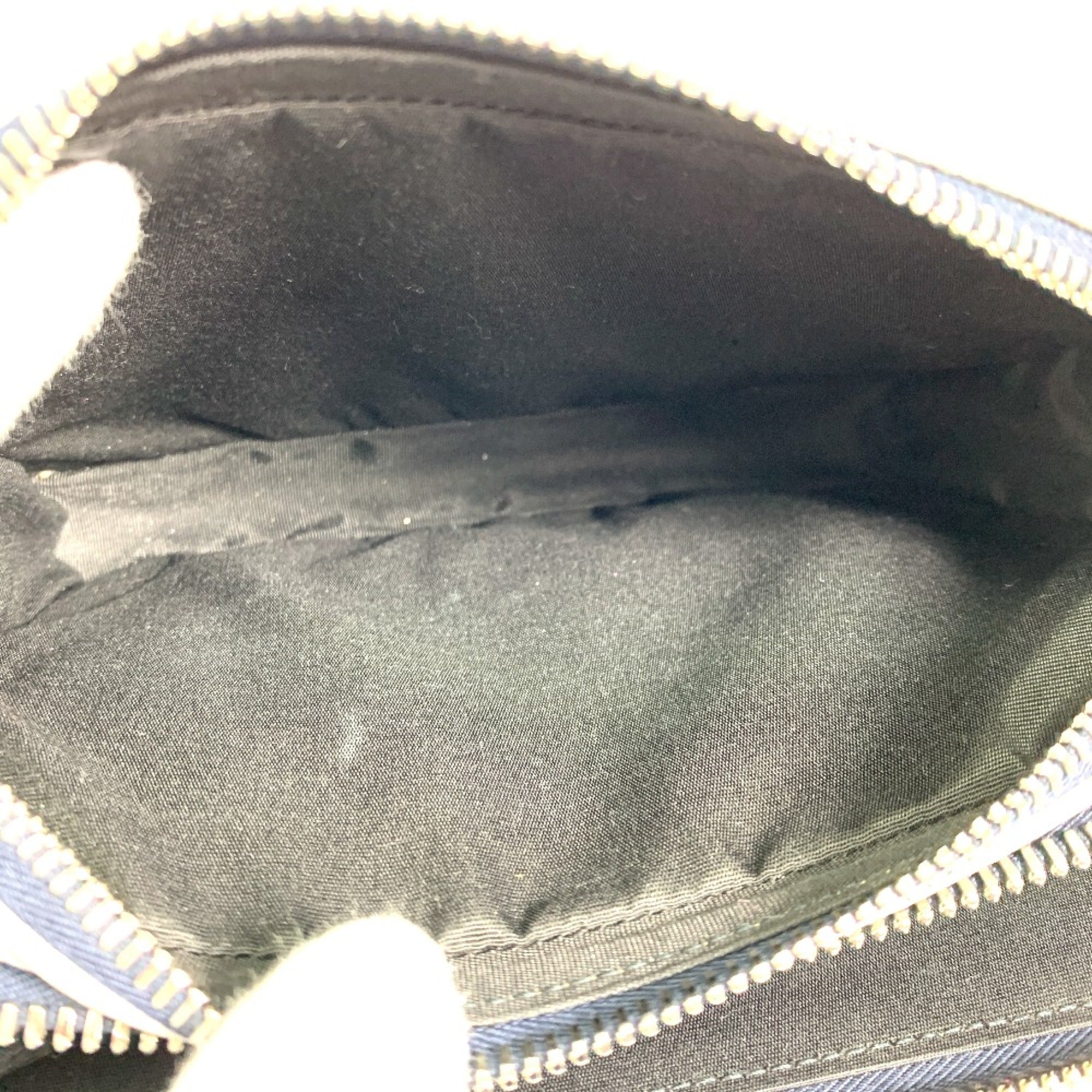 Christian Dior Gray Leather Shoulder Bag ()