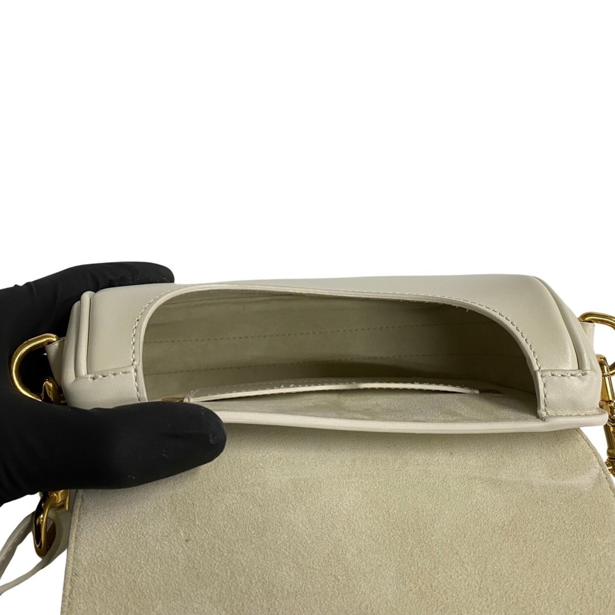 Christian Dior White Shoulder Bag ()