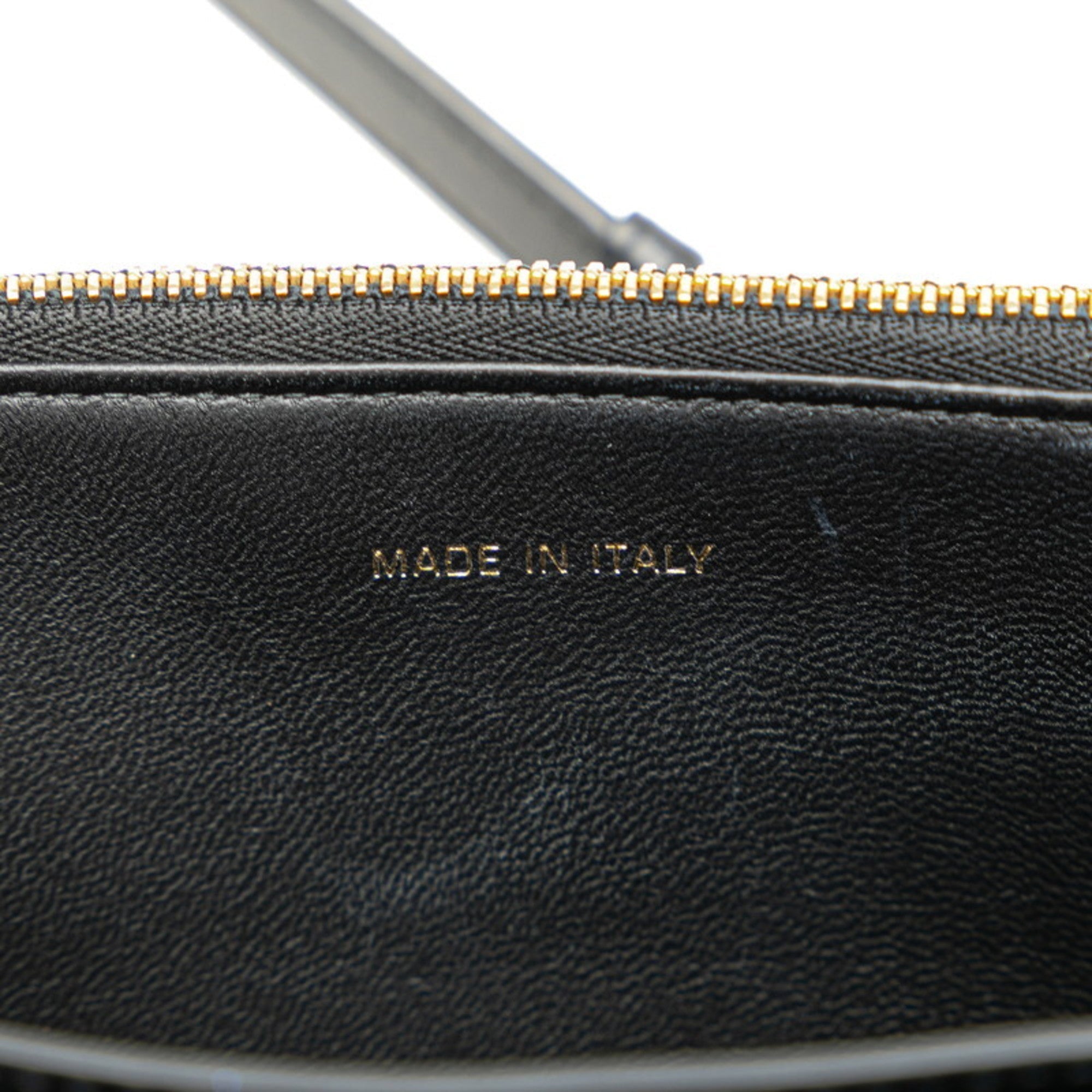 Christian Dior Black Leather Shoulder Bag ()
