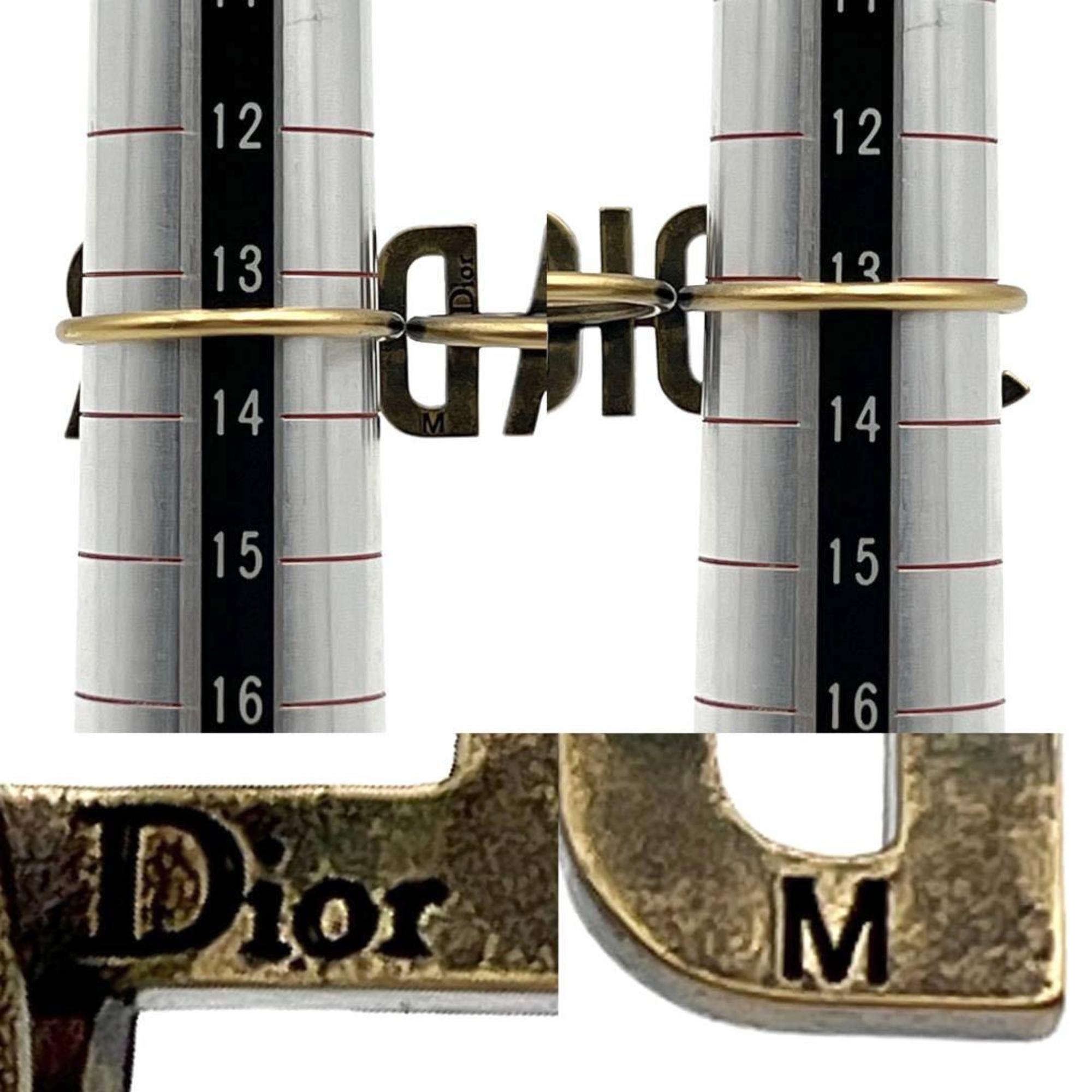 Christian Dior Gold Metal Band Ring ()