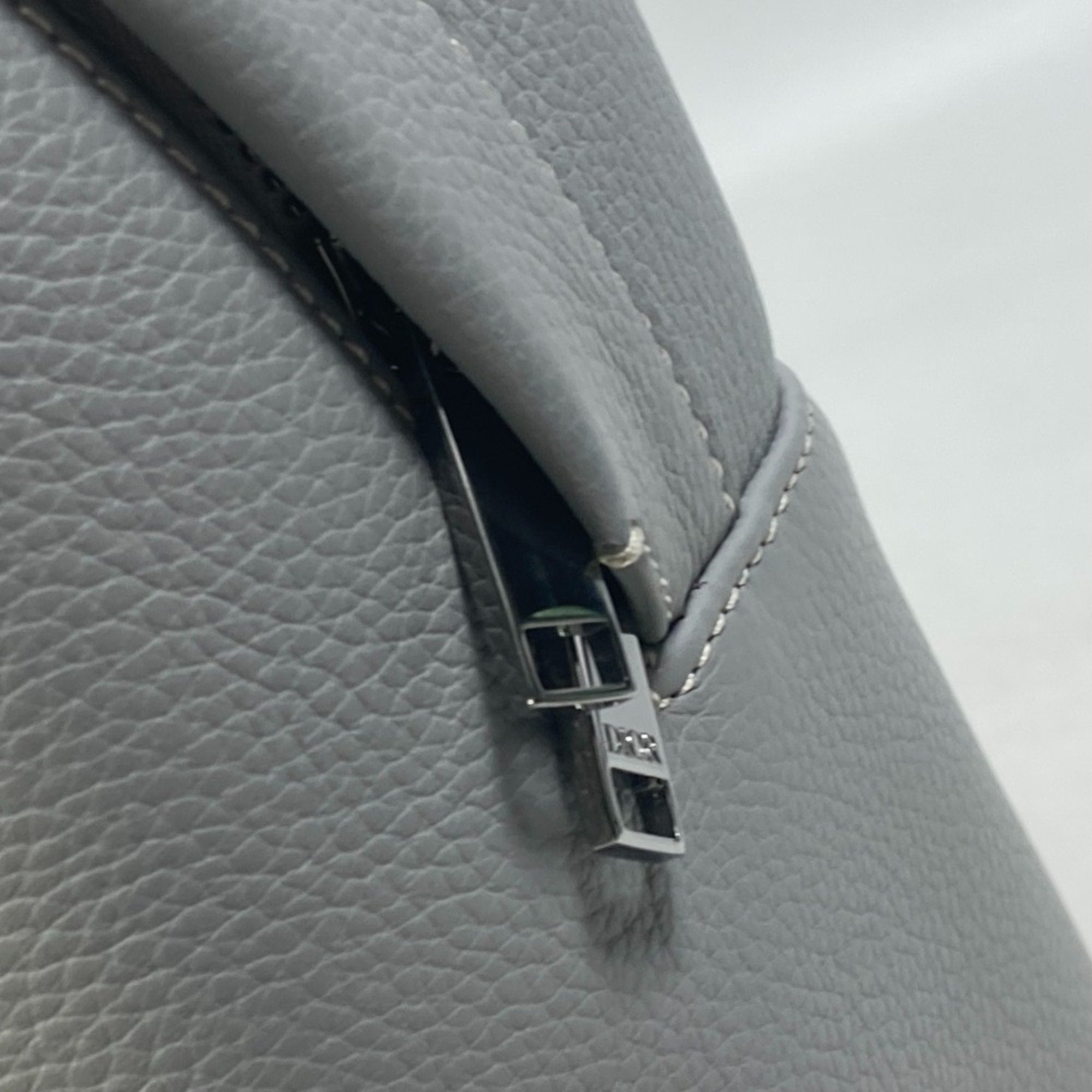 Christian Dior Gray Leather Backpack ()