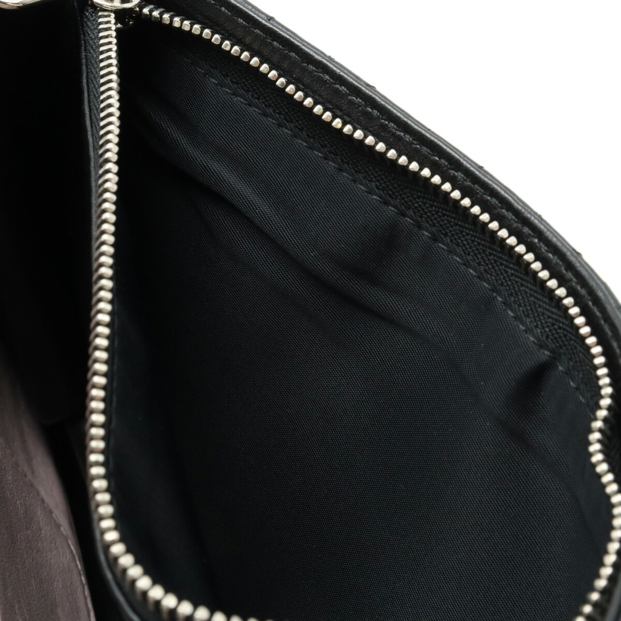 Christian Dior Miss Dior Black Leather Clutch Bag ()