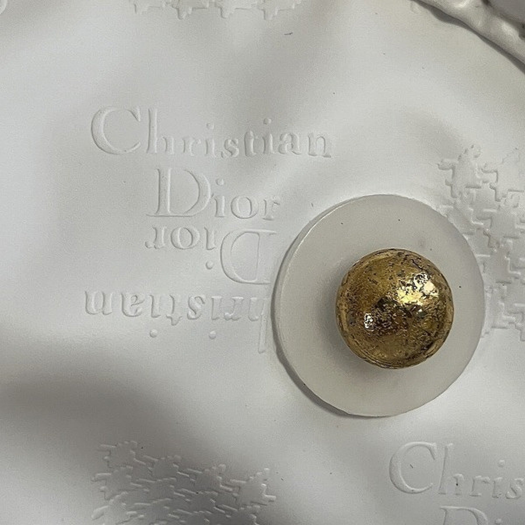 Christian Dior Black White Nylon Pouch ()