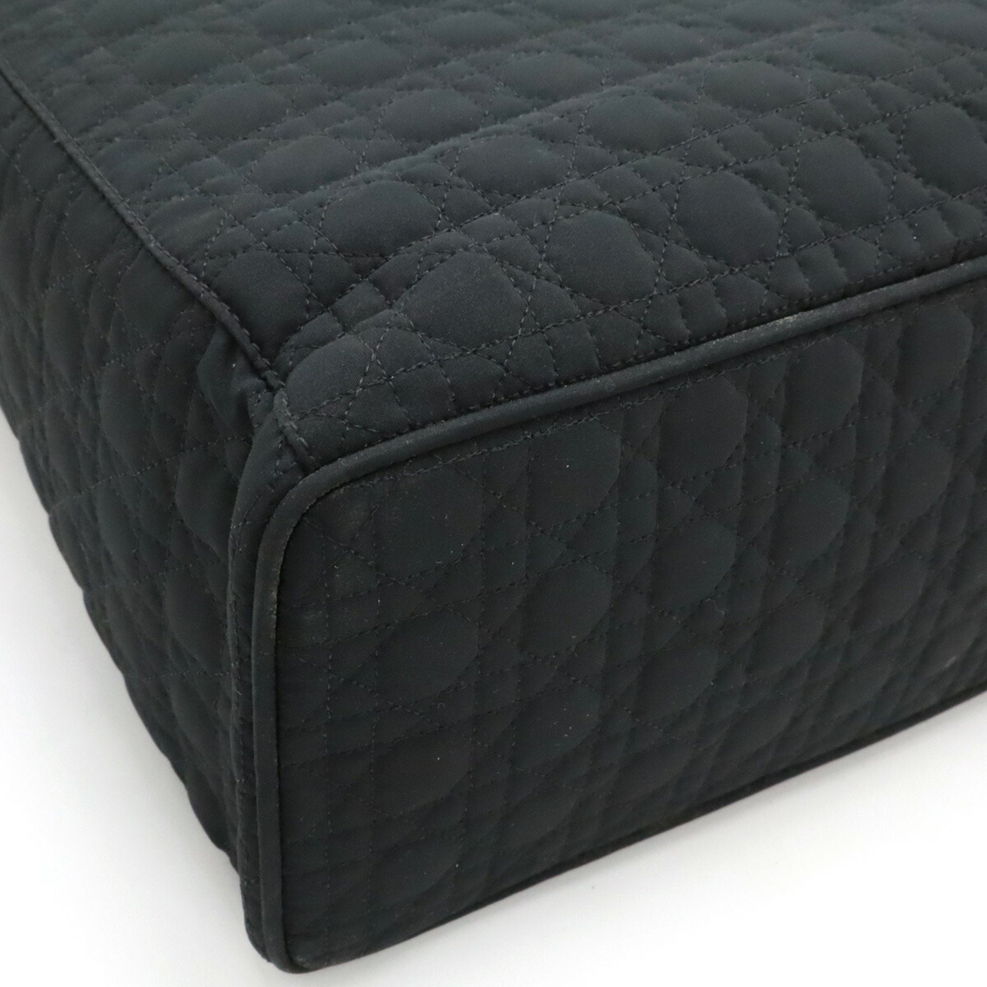 Christian Dior Lady Dior Black Nylon Tote Bag ()