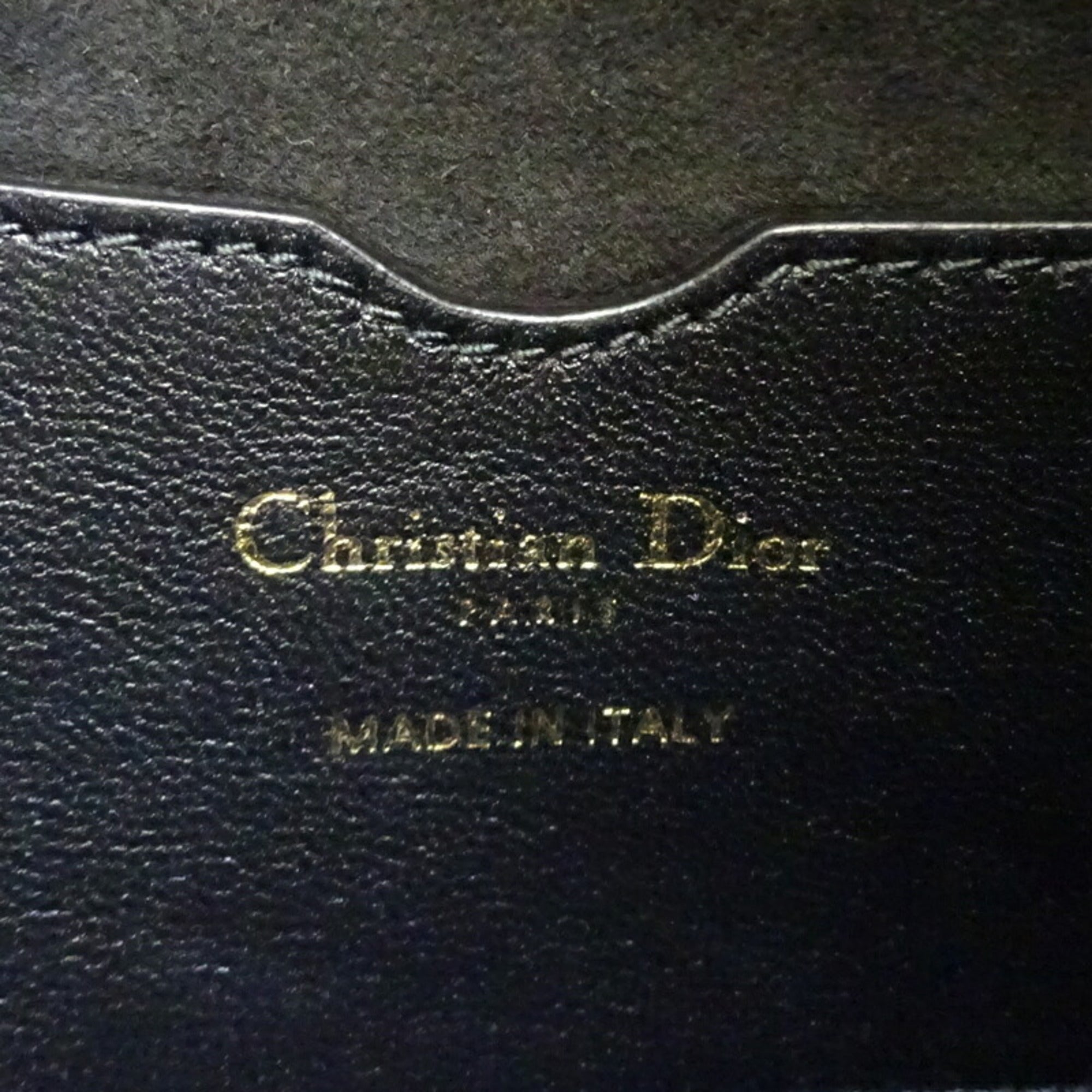 Christian Dior Black Leather Handbag ()