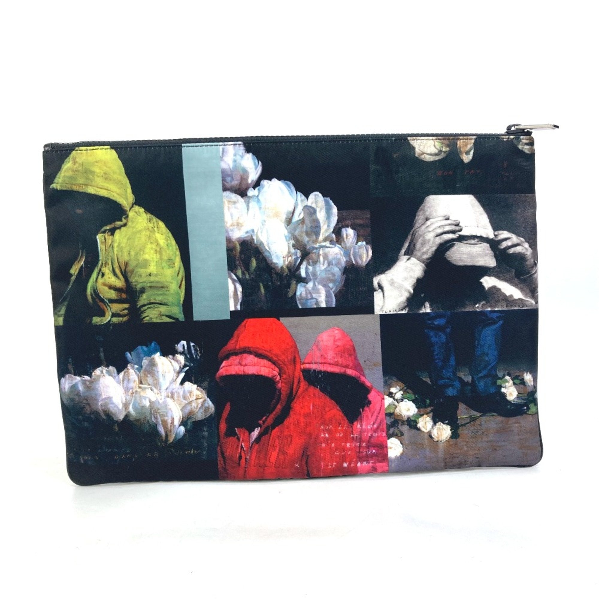Christian Dior Black Cloth Clutch Bag ()