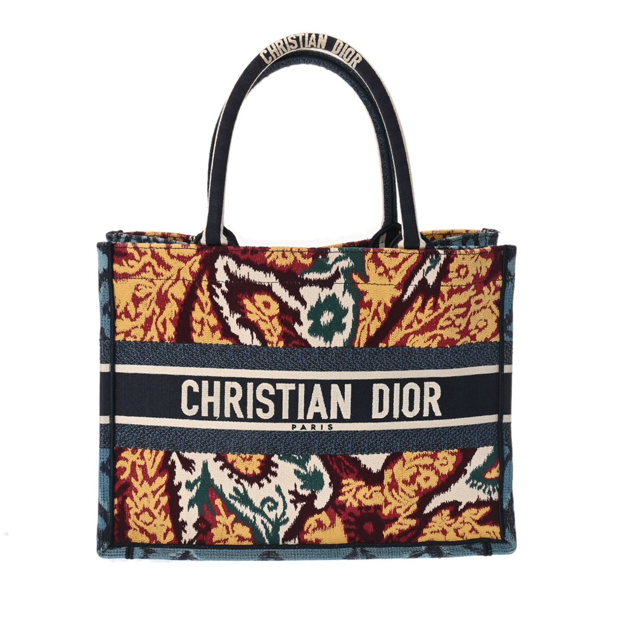 Christian Dior Multi-Color Jacquard Tote Bag ()