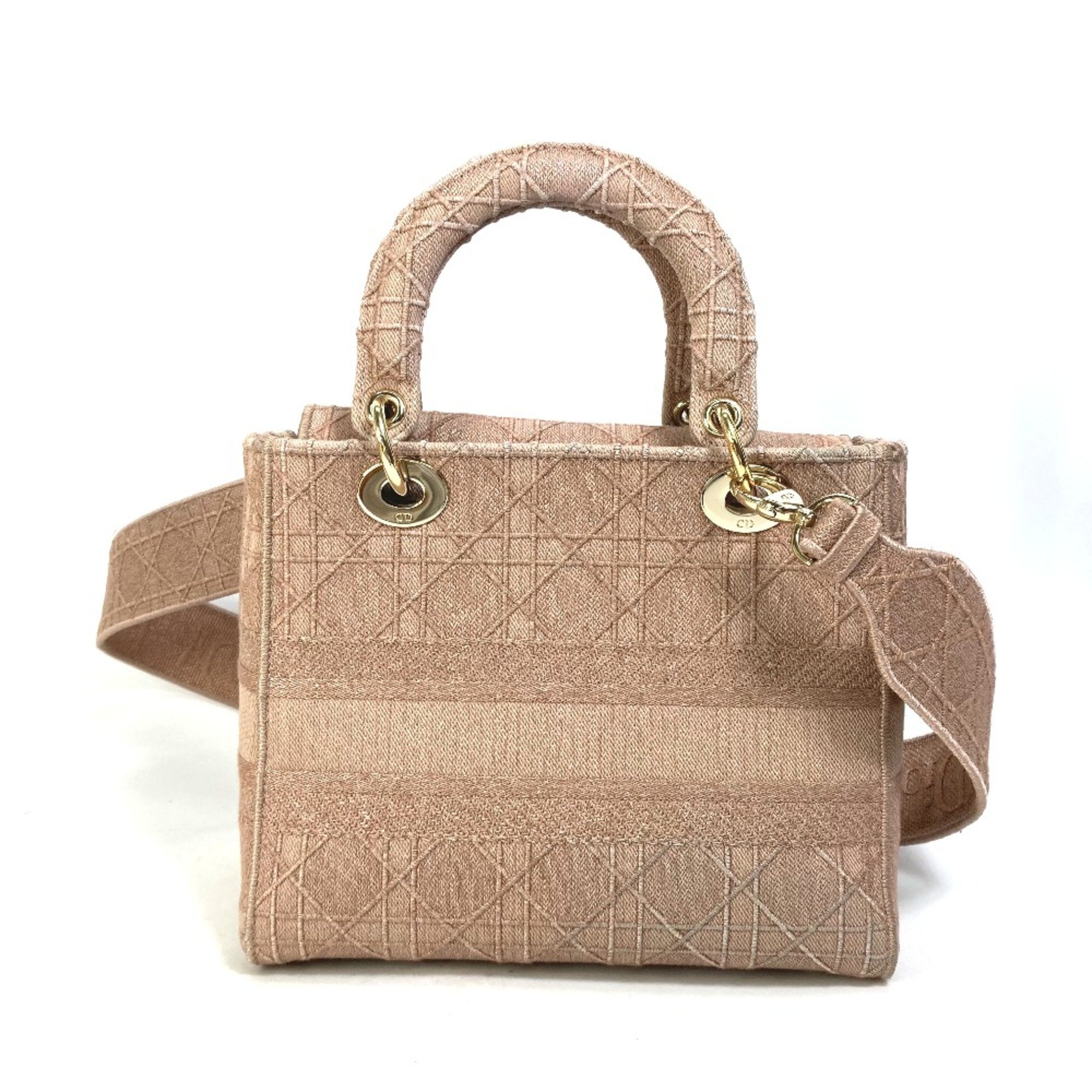 Christian Dior Pink Cloth Handbag ()