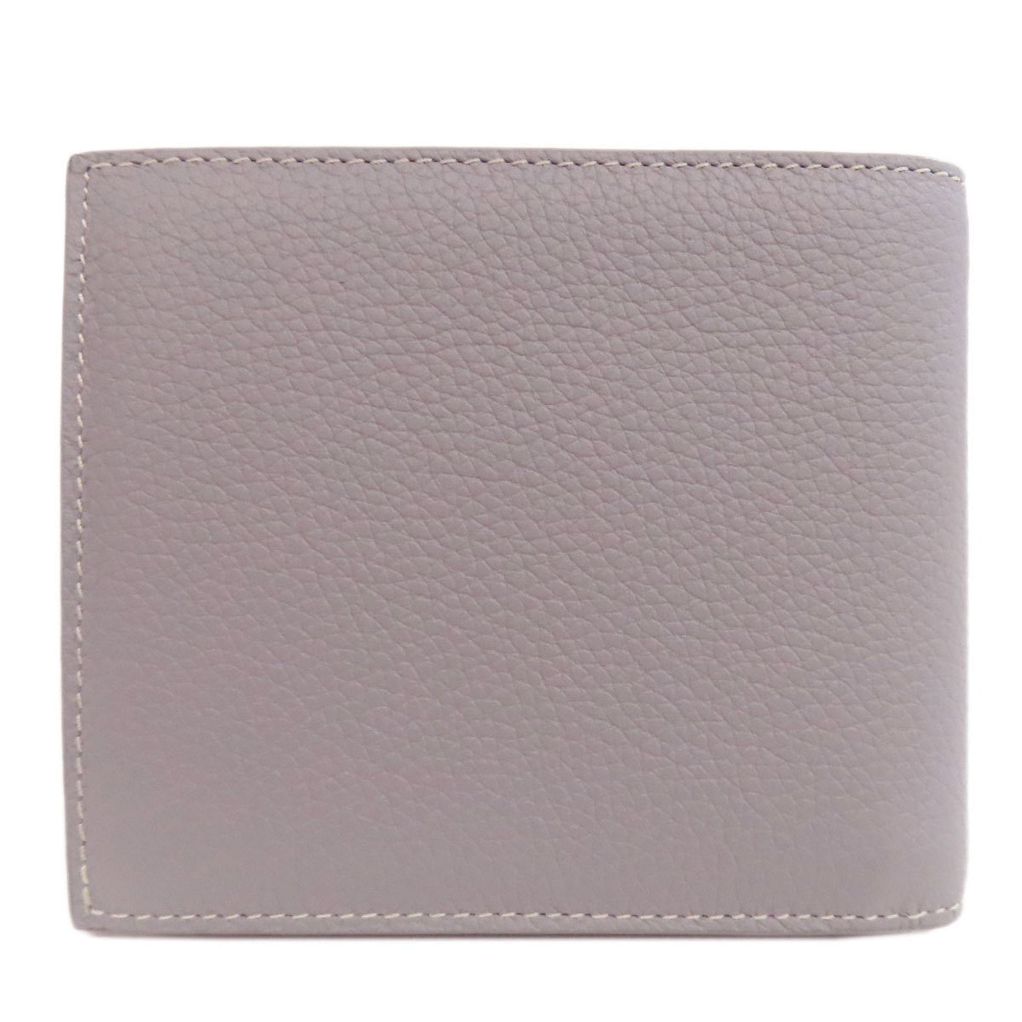 Christian Dior Gray Leather Wallet (Bi-Fold) ()