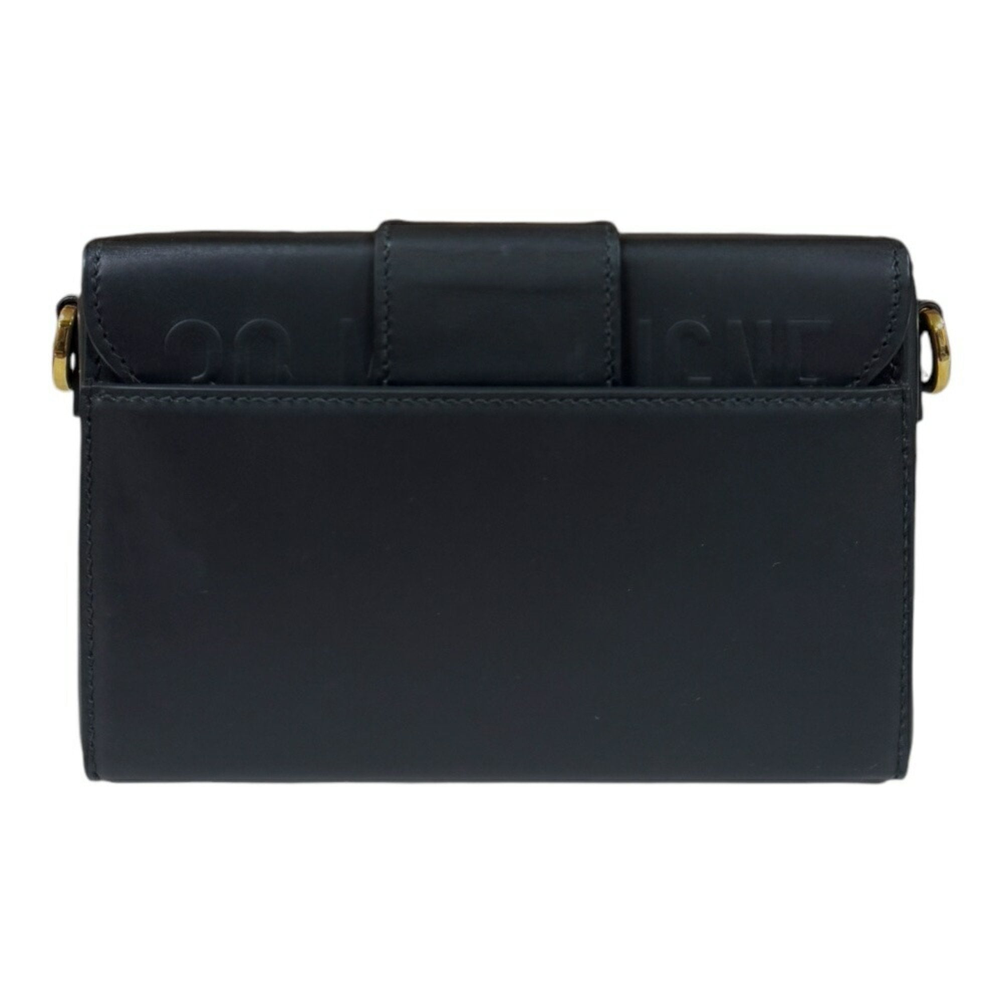 Christian Dior Black Leather Shoulder Bag ()