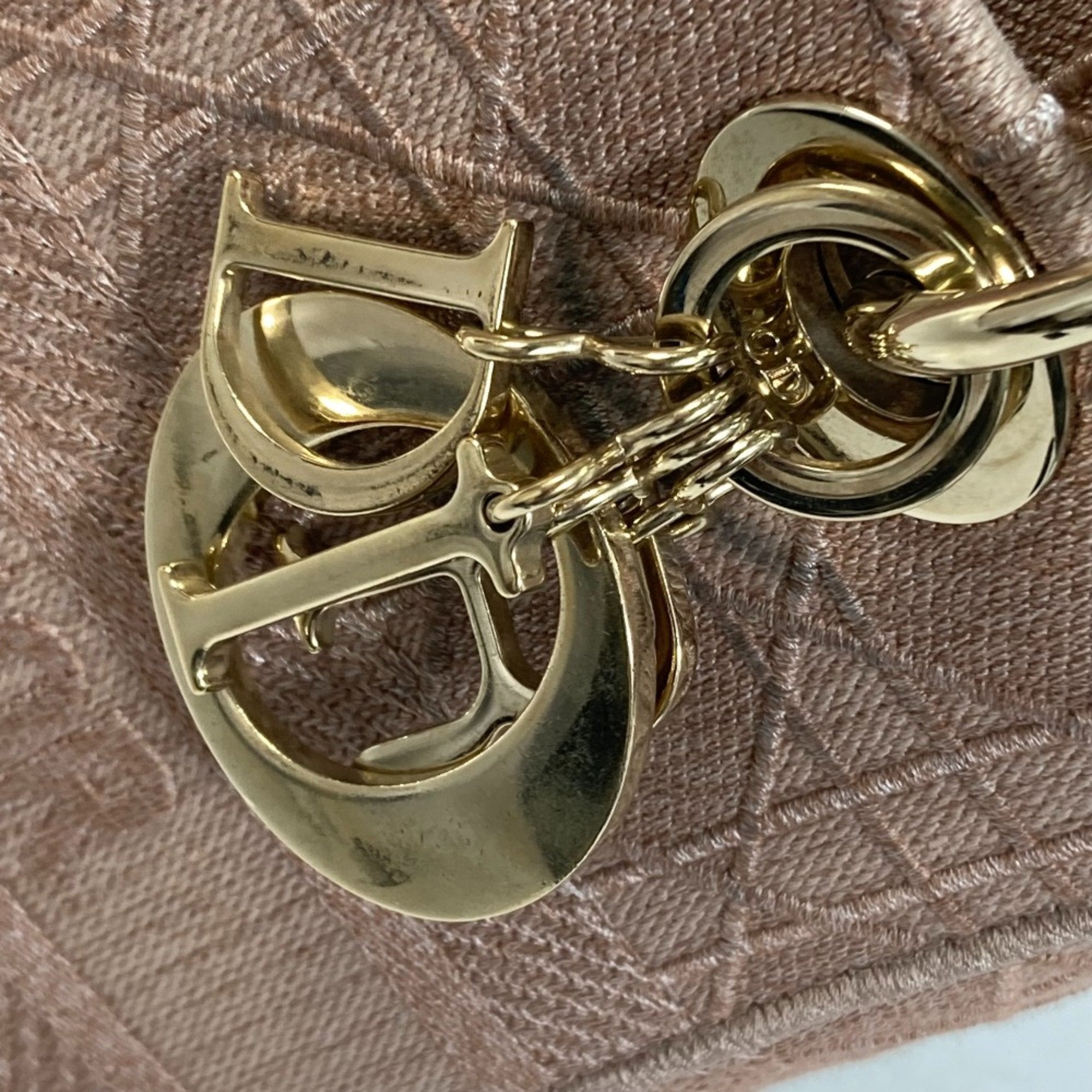 Christian Dior Pink Cloth Handbag ()