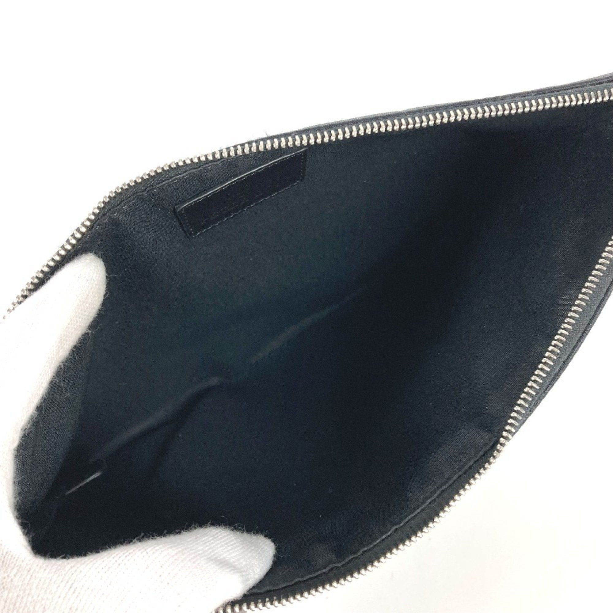 Christian Dior Black Nylon Clutch Bag Pouch ()