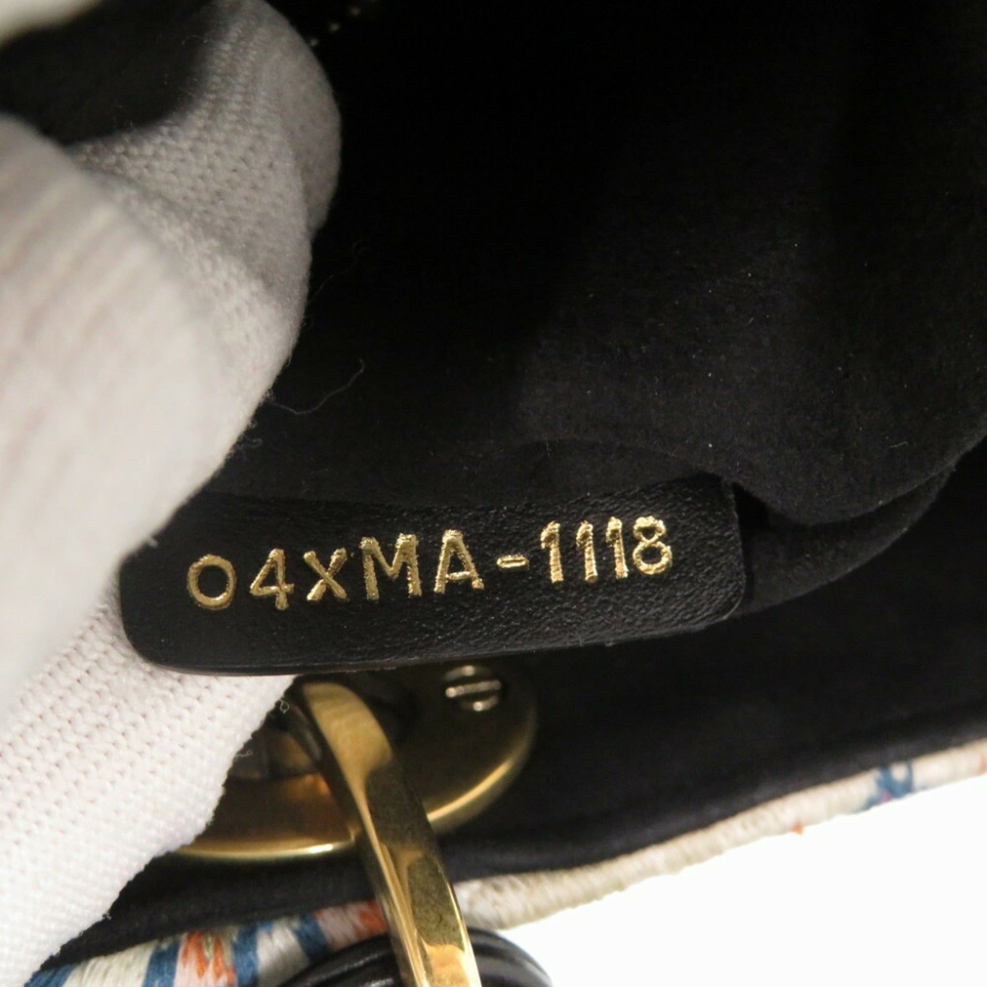 Christian Dior Beige Yellow Wool Leather Beads Handbag ()
