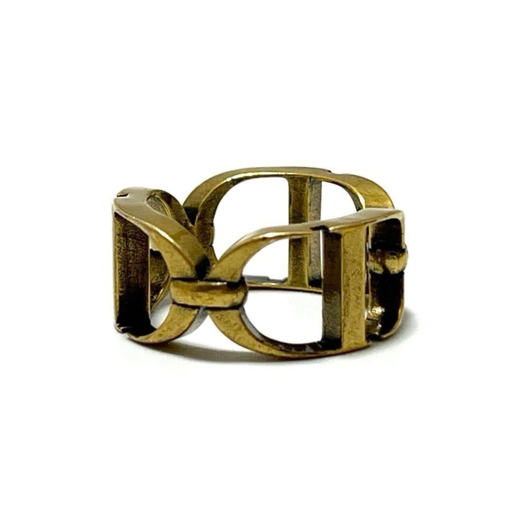 Christian Dior Gold Metal Band Ring ()
