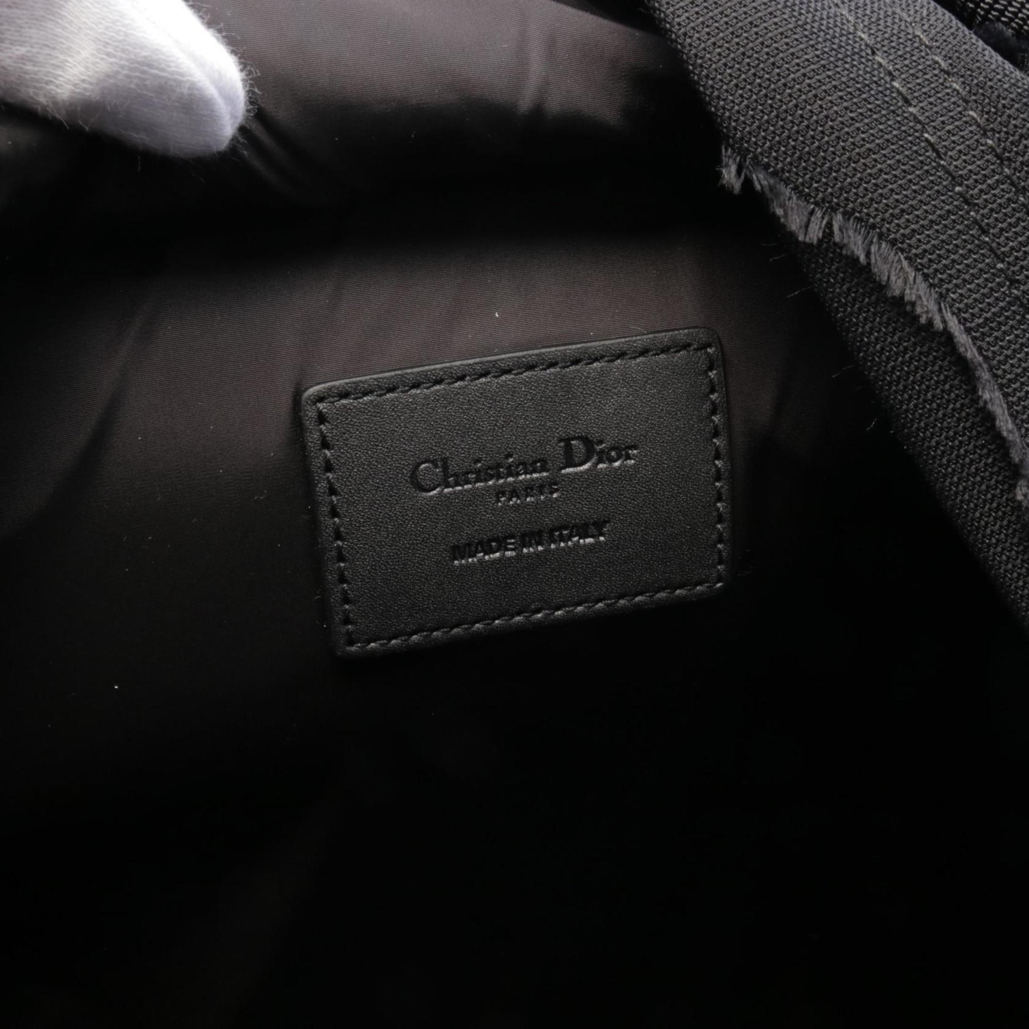 Christian Dior Black Canvas Backpack ()
