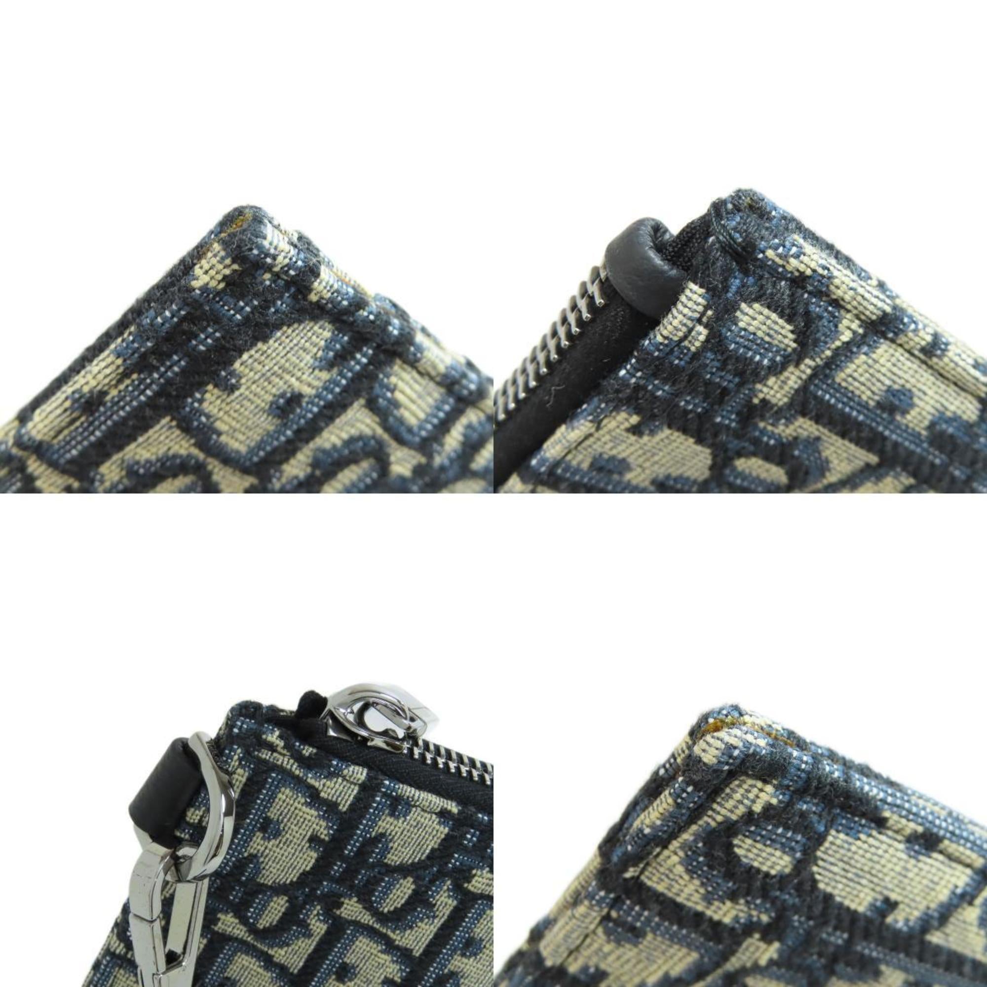 Christian Dior Navy Canvas Pouch ()