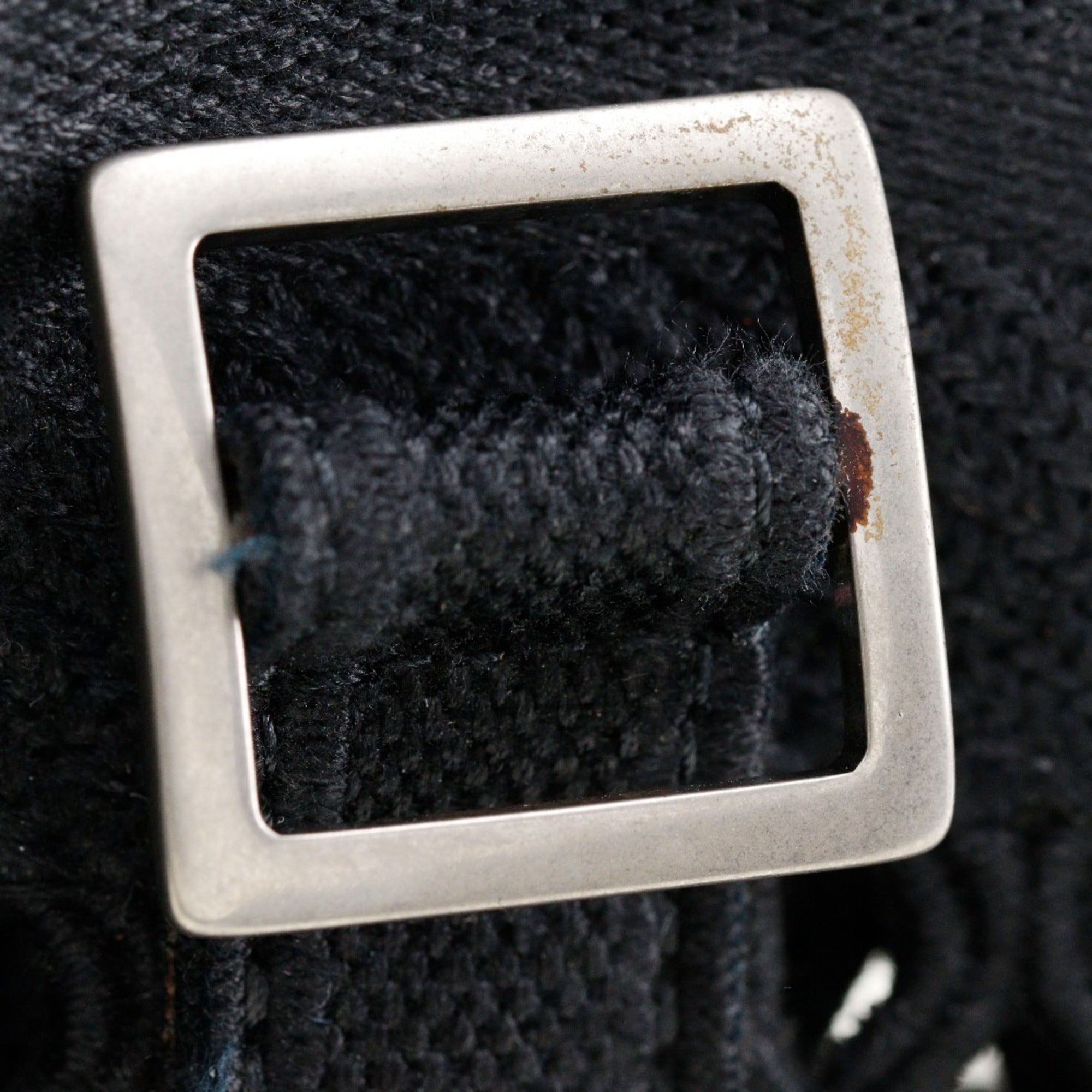 Christian Dior Black Mesh Messenger Bag Shoulder Bag ()